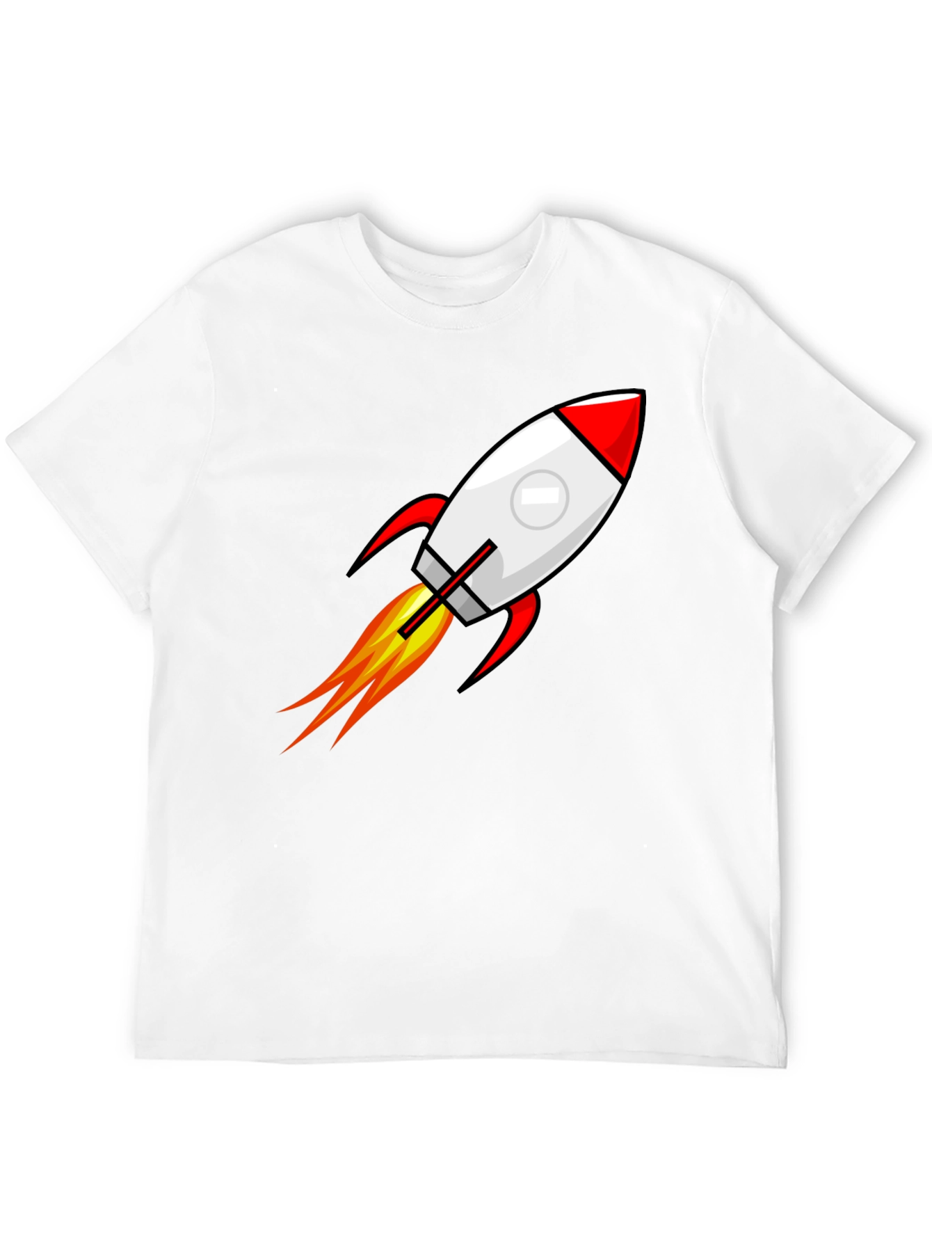 Black Rocket Launch T-Shirt - Blast Off in Style! view 12