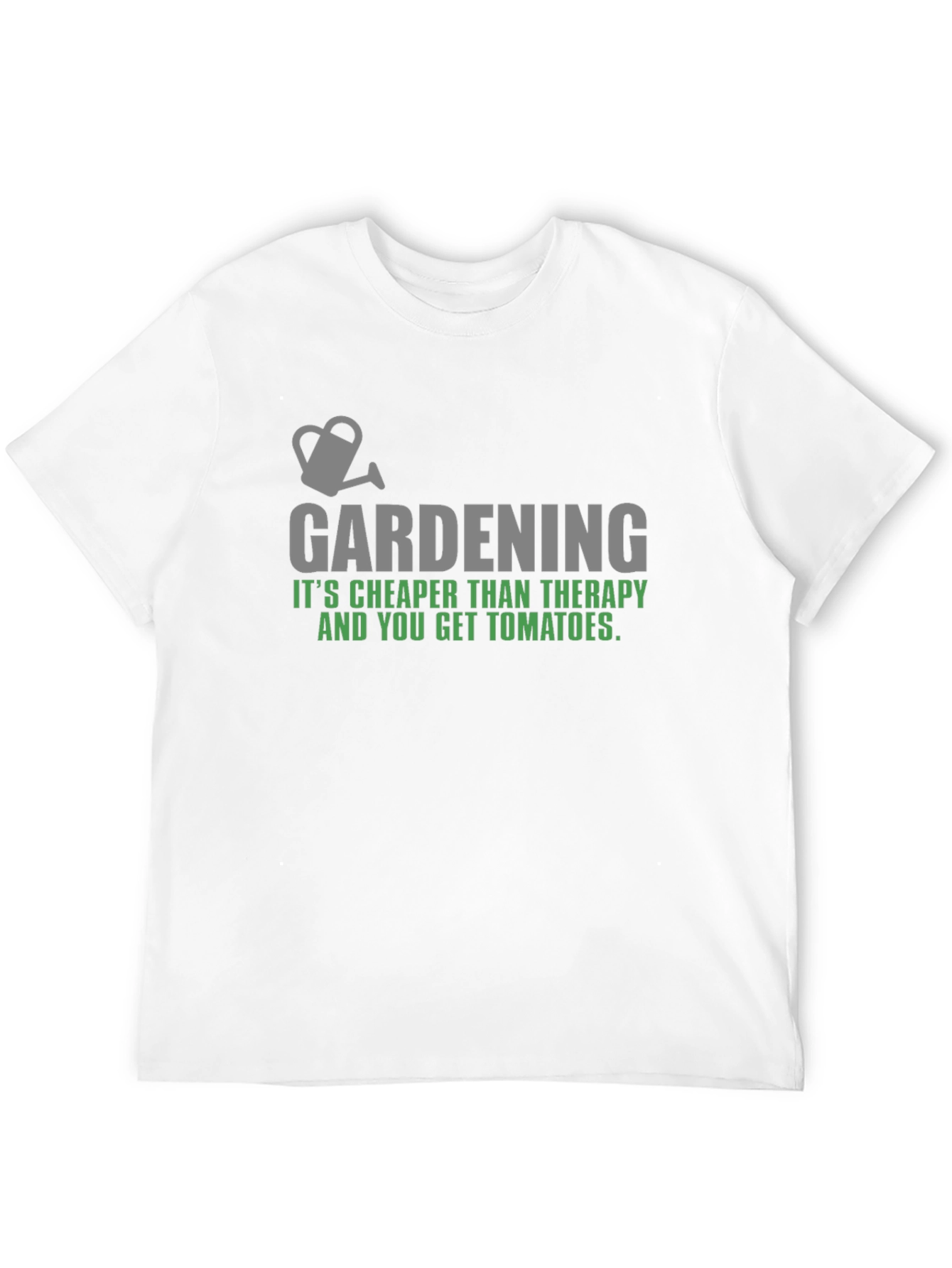 Black Gardening Therapy Tomato T-Shirt view 12