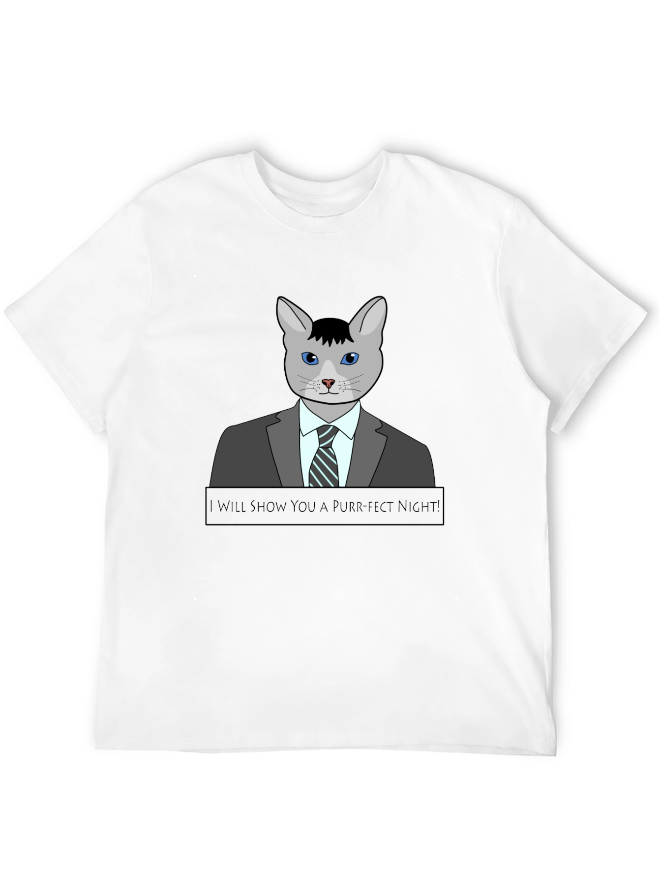 Black Purr-Fect Night T-Shirt view 12