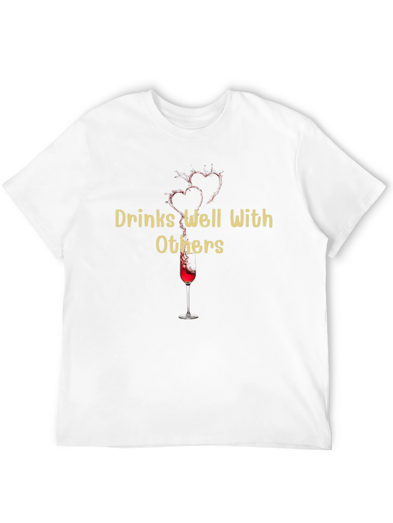 Black Drinks Well With Others Graphic Tee view 12