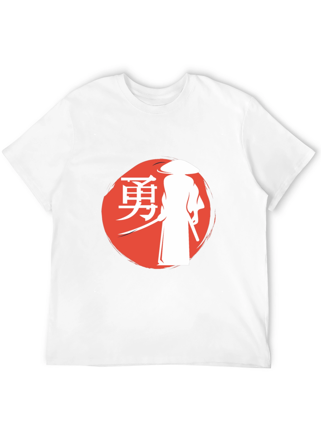 Black Samurai Graphic T-Shirt - Warrior Spirit Design view 12