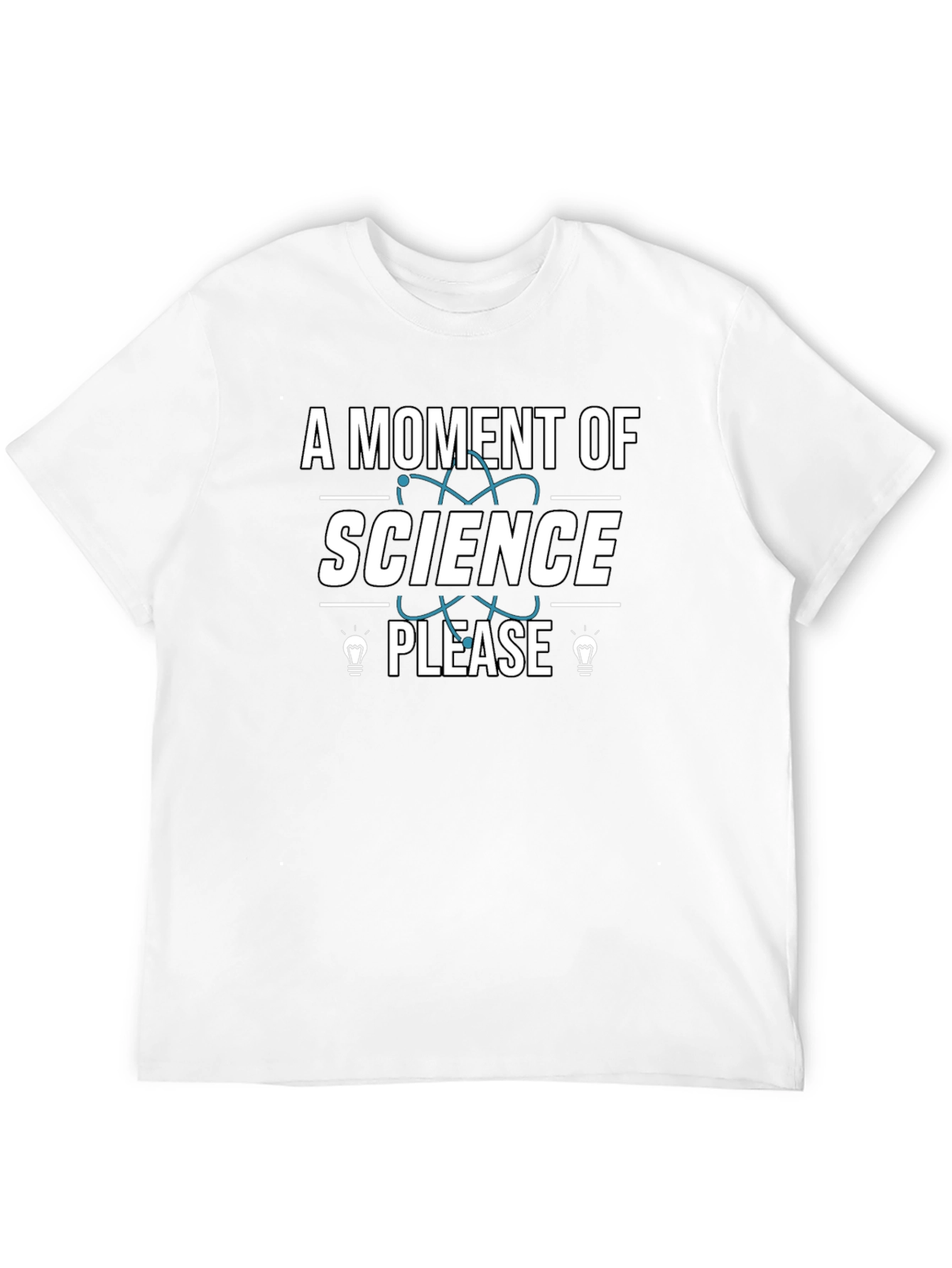 Black A Moment of Science Please T-Shirt - Black view 12