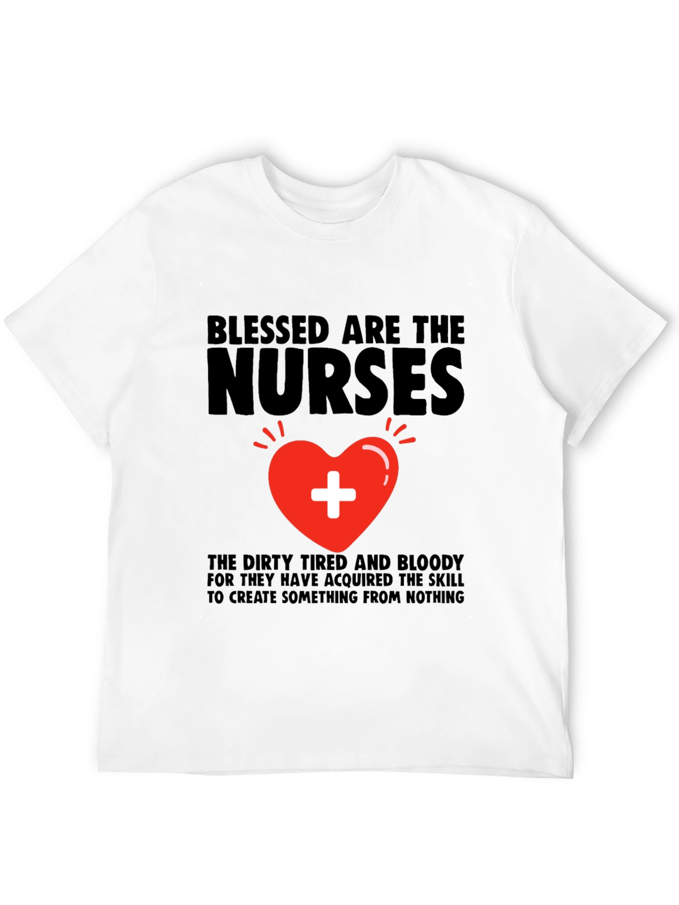 Black Blessed Nurses Graphic T-Shirt view 12