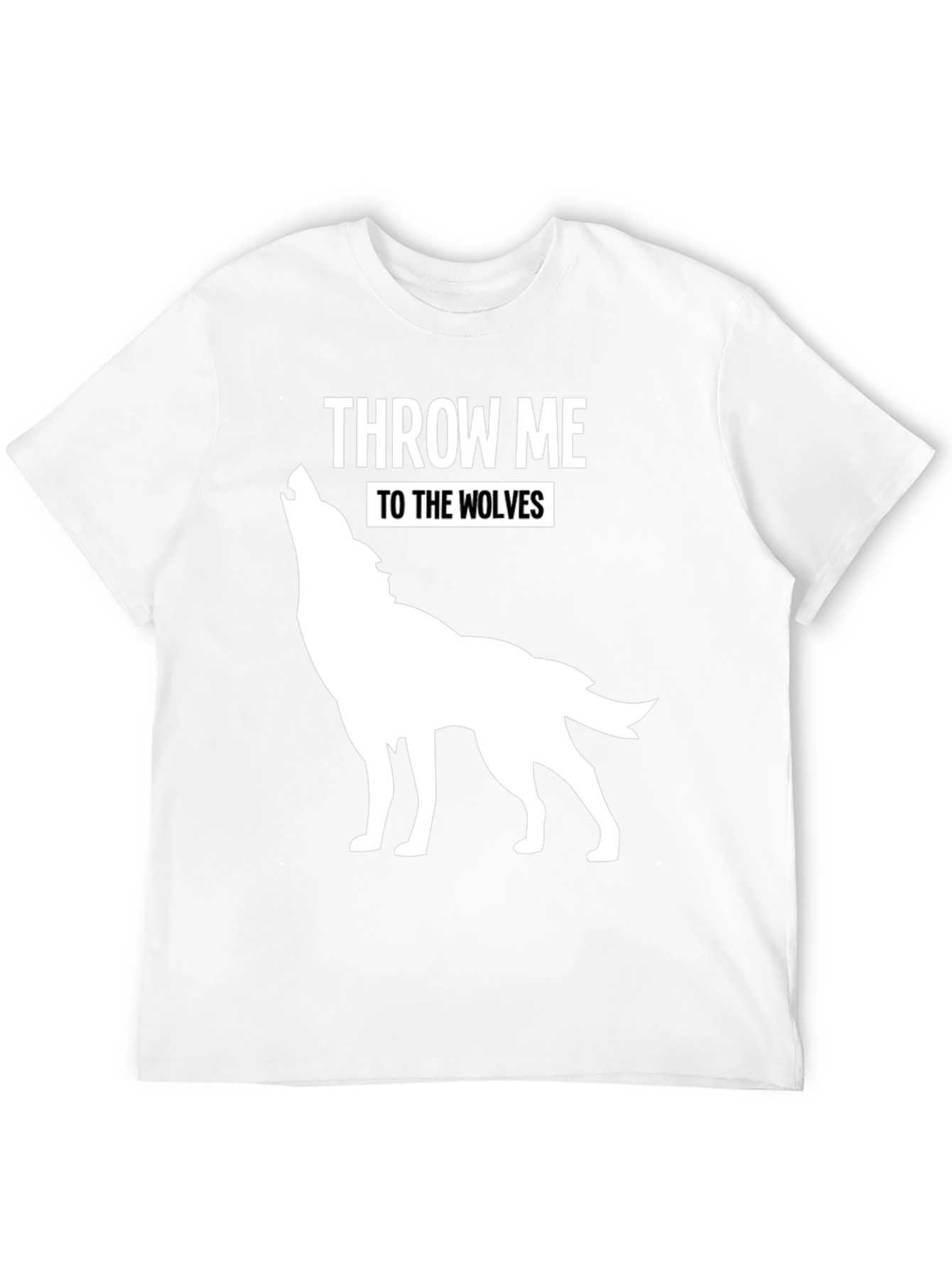 Black Throw Me To The Wolves T-Shirt view 12