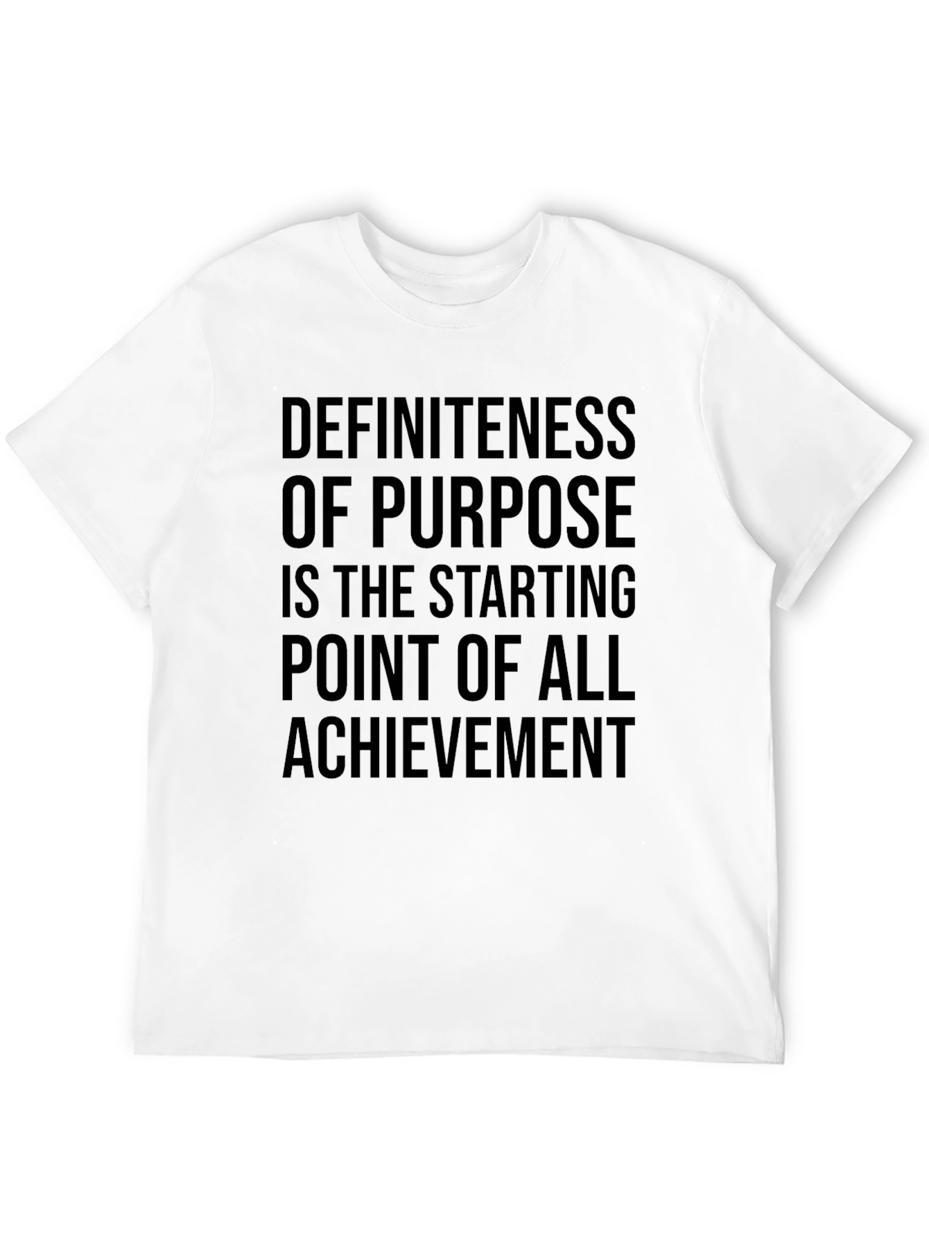 Black Purpose Driven Black Tee | Motivational Quote view 12