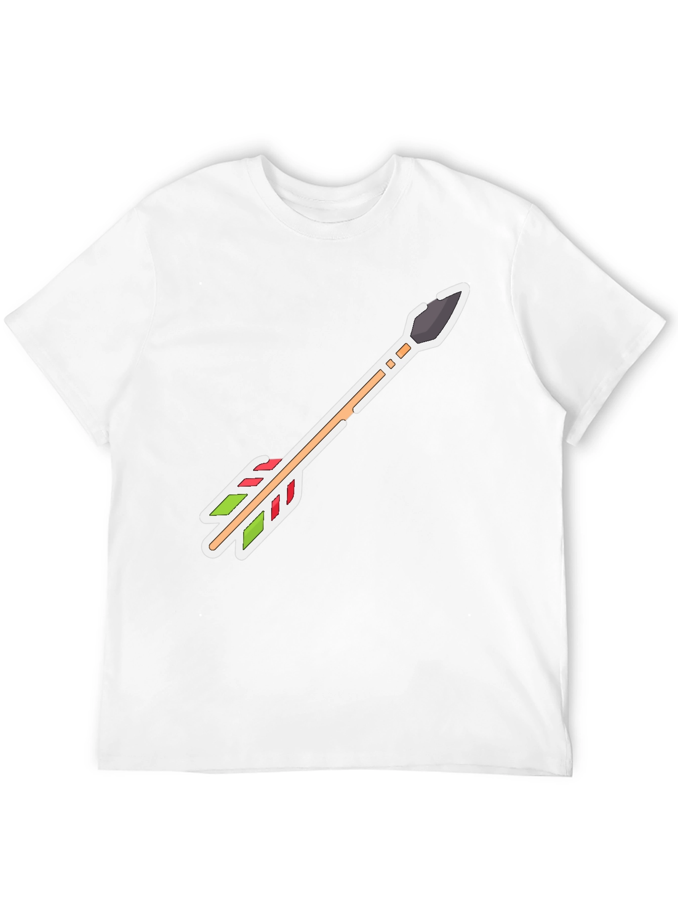 Black Arrow Graphic Tee - Casual Style, Unique Design view 12