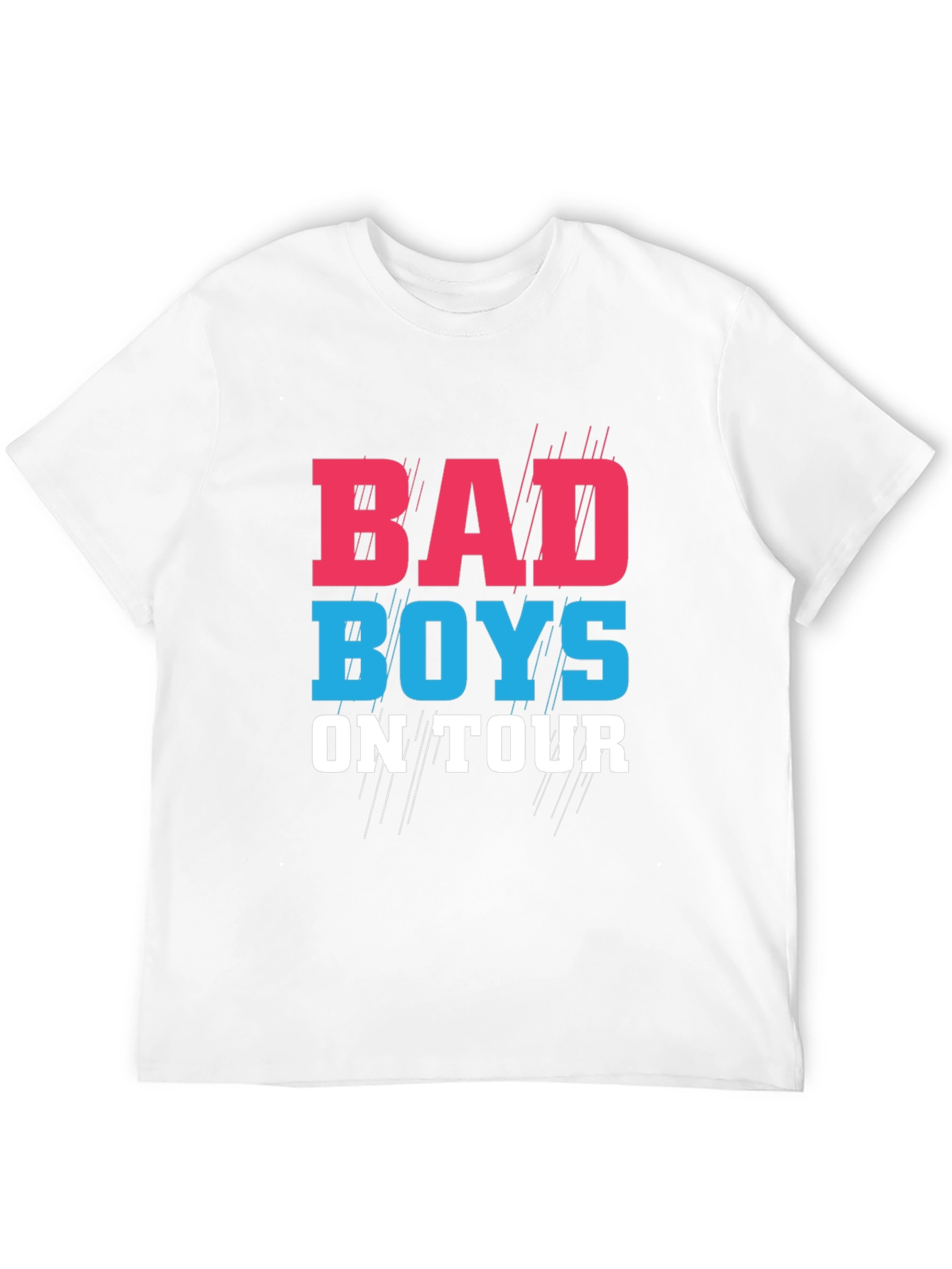 Black Bad Boys On Tour Graphic T-Shirt view 12