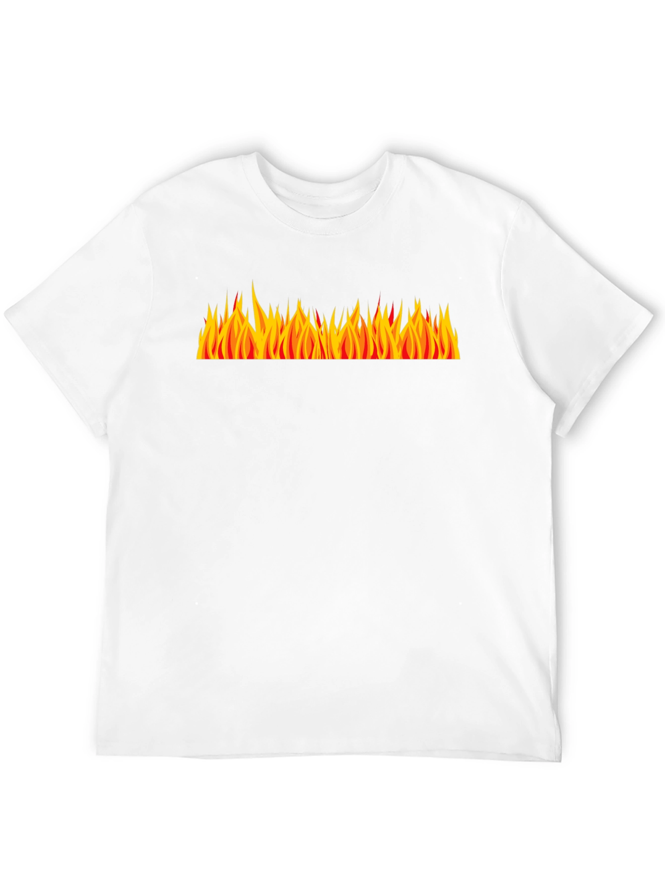 Black Flame Graphic Tee - Burning Style! view 12