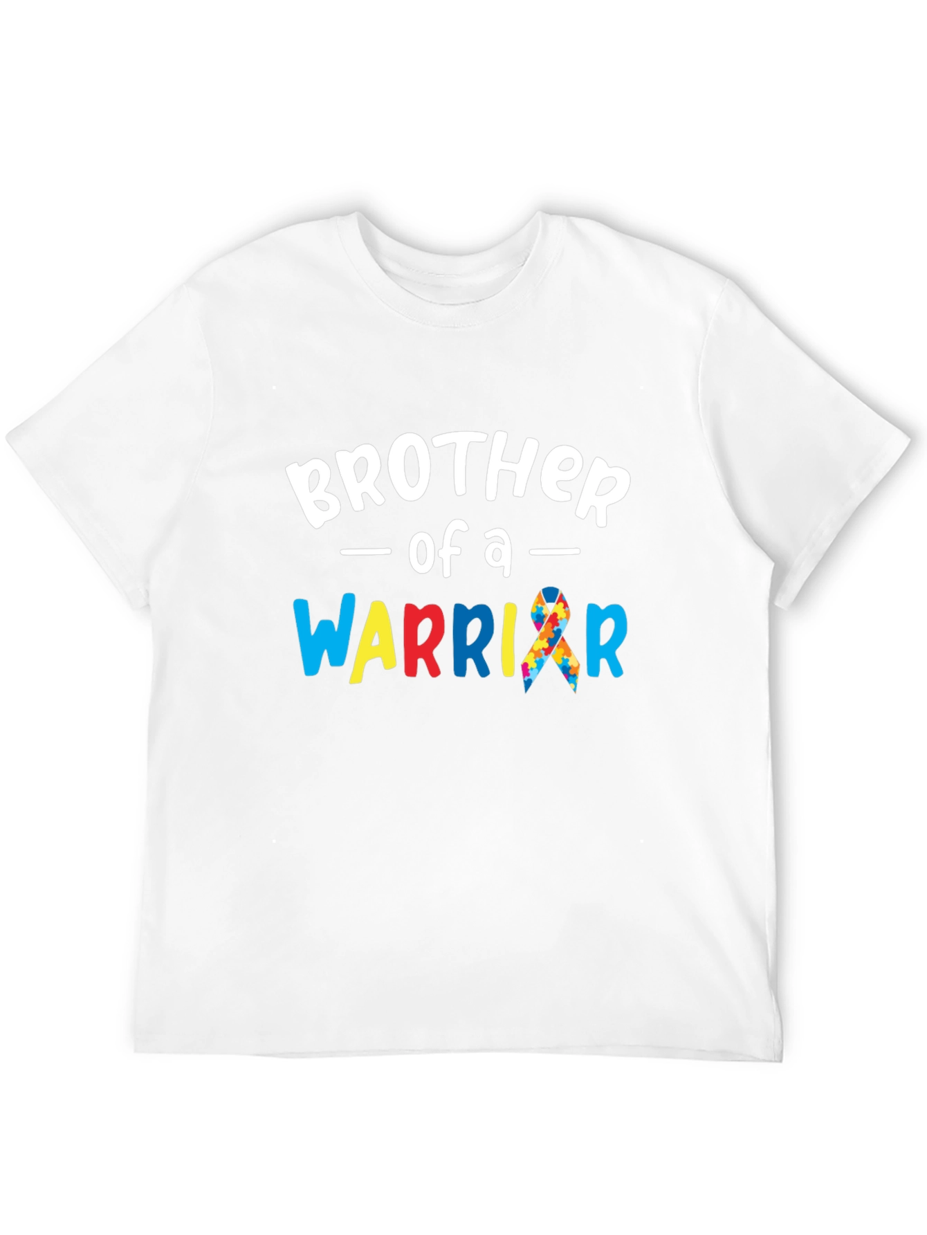 Brother of a Warrior T-Shirt Autism Awareness  - 12