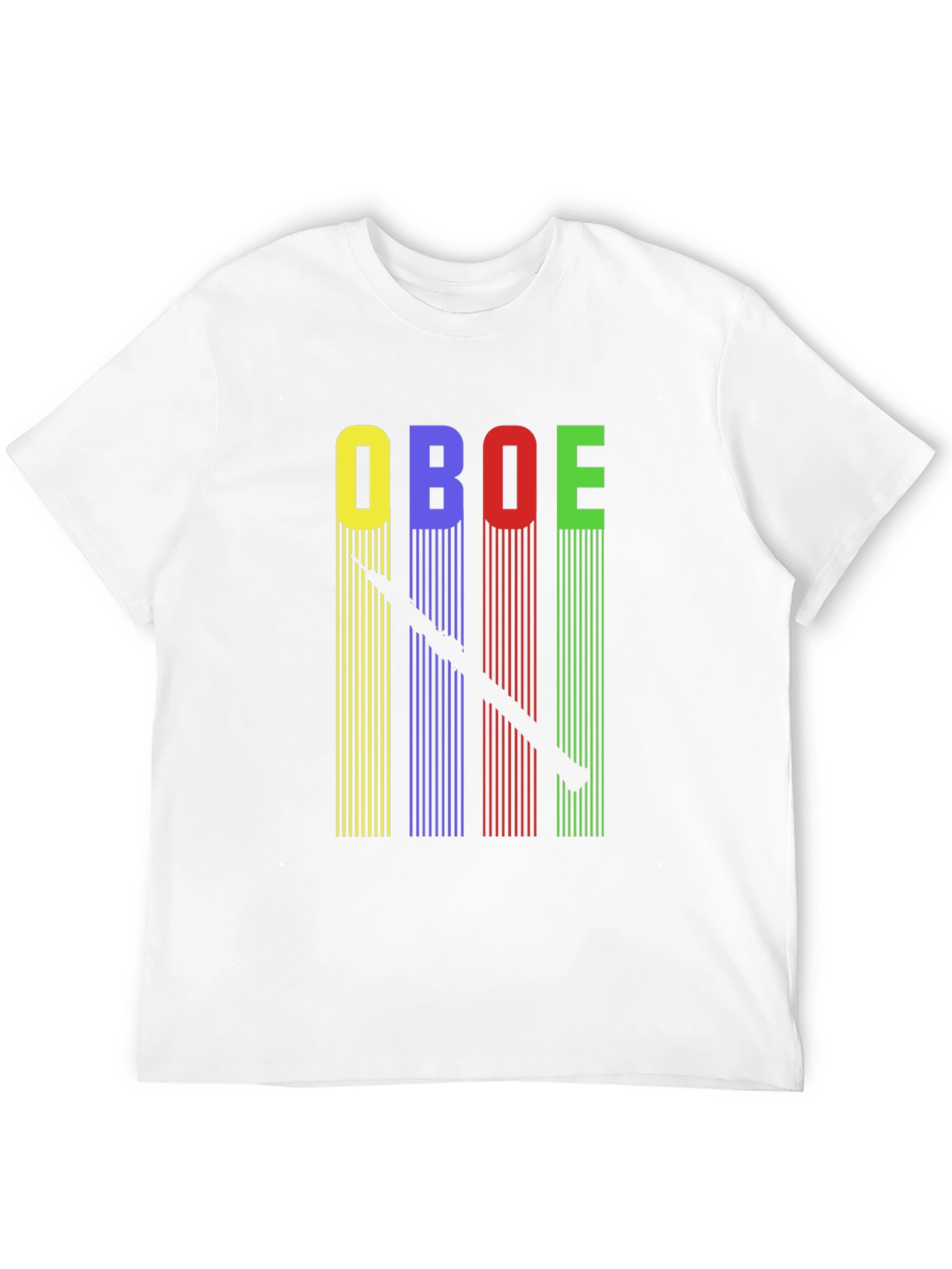 Black Oboe T-Shirt - Music Lover Tee view 12