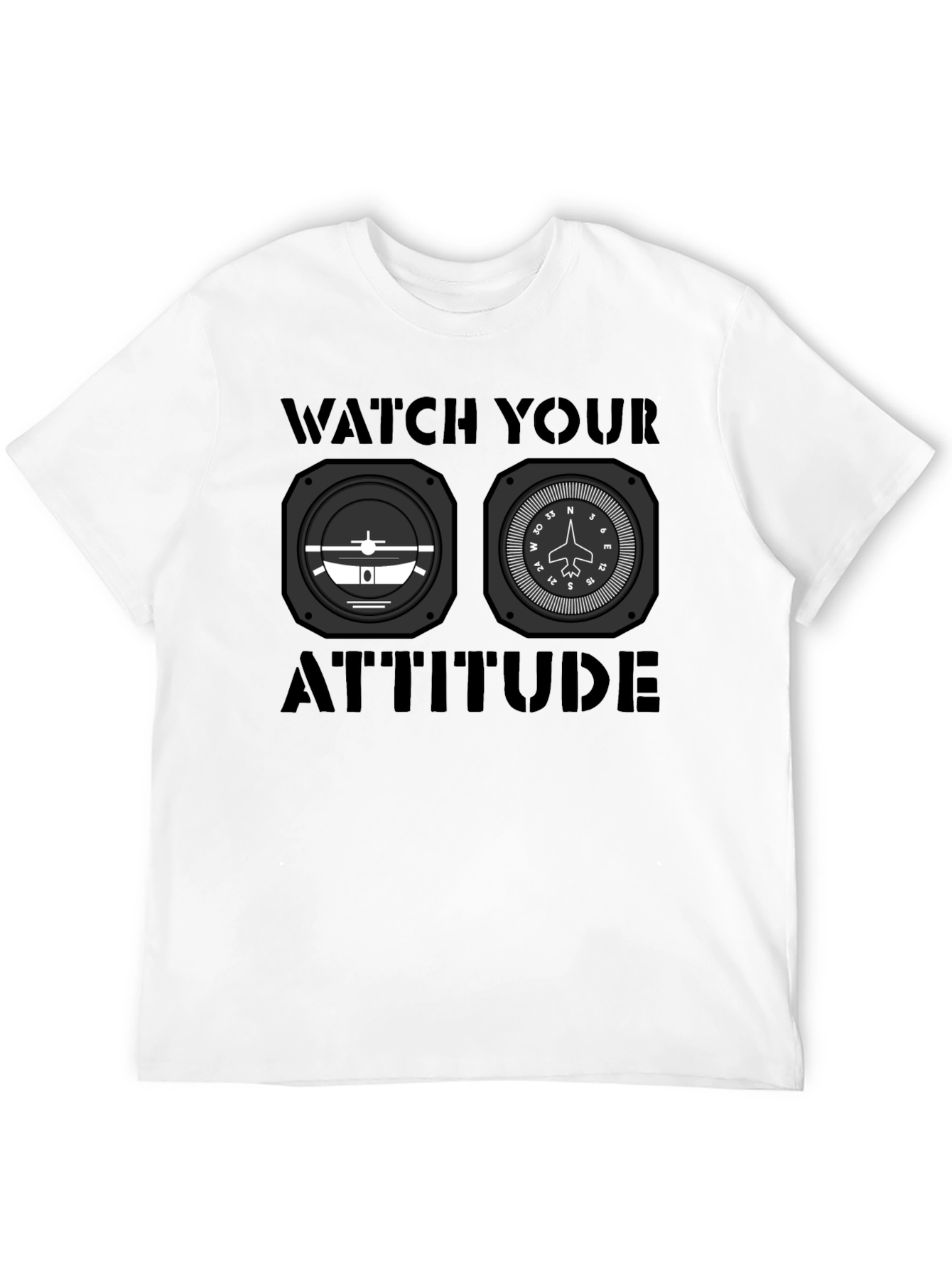Watch Your Attitude Aviation T-Shirt - 12