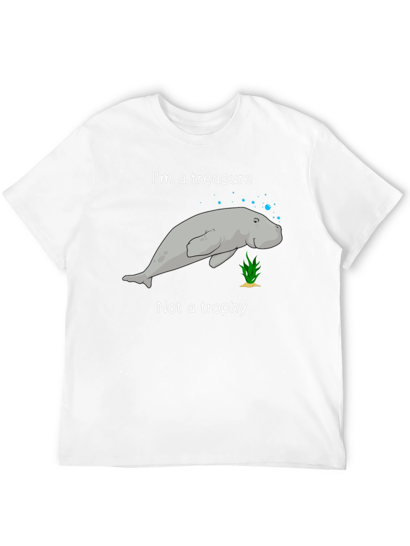 Black Manatee Treasure T-Shirt - Save the Manatees! view 12