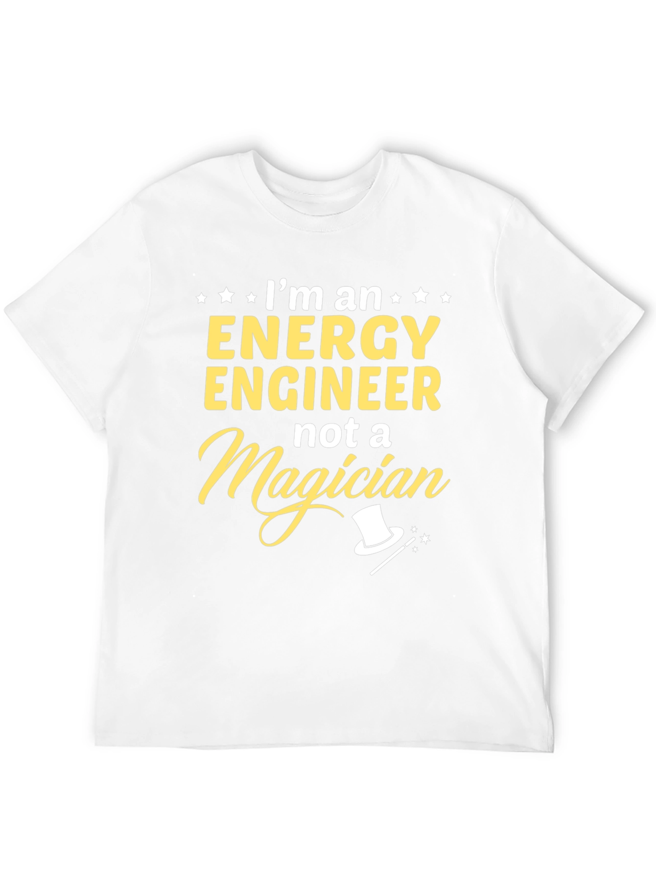 Black Energy Engineer Funny T-Shirt view 12
