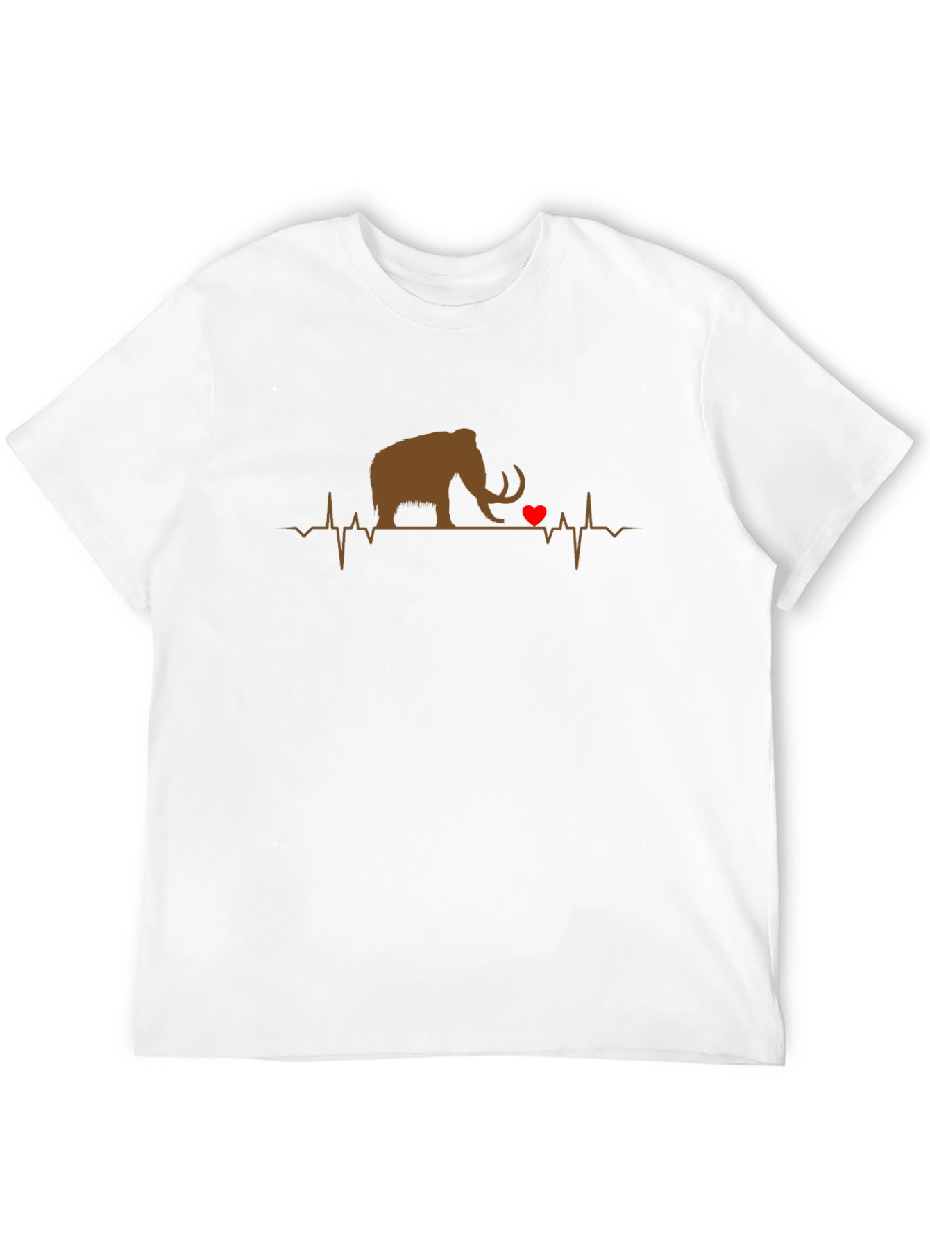 Black Mammoth Heartbeat Graphic Tee - Black view 12
