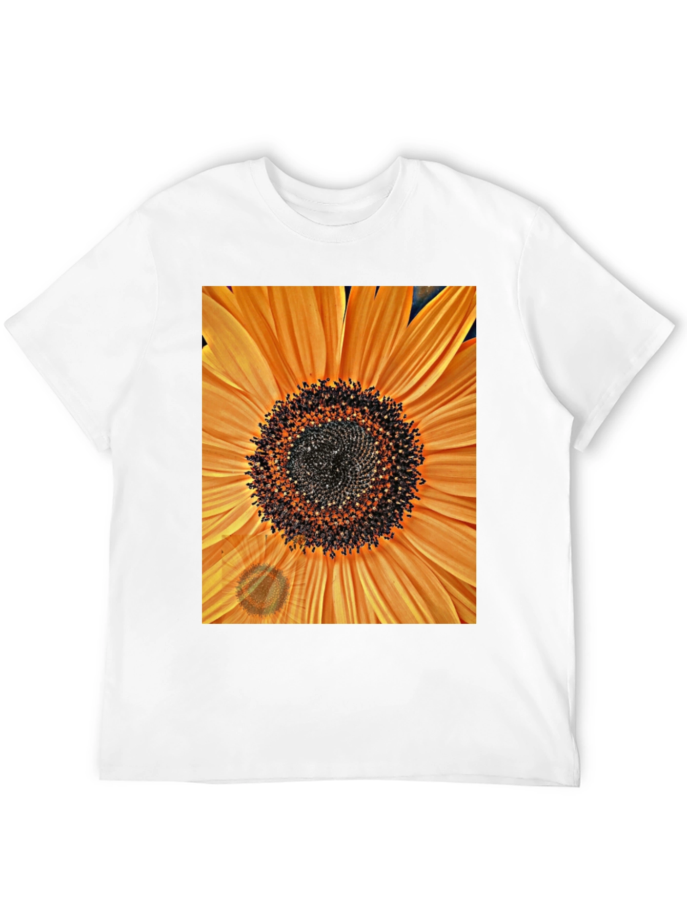Black Sunflower Graphic Tee - Bold Floral Design view 12