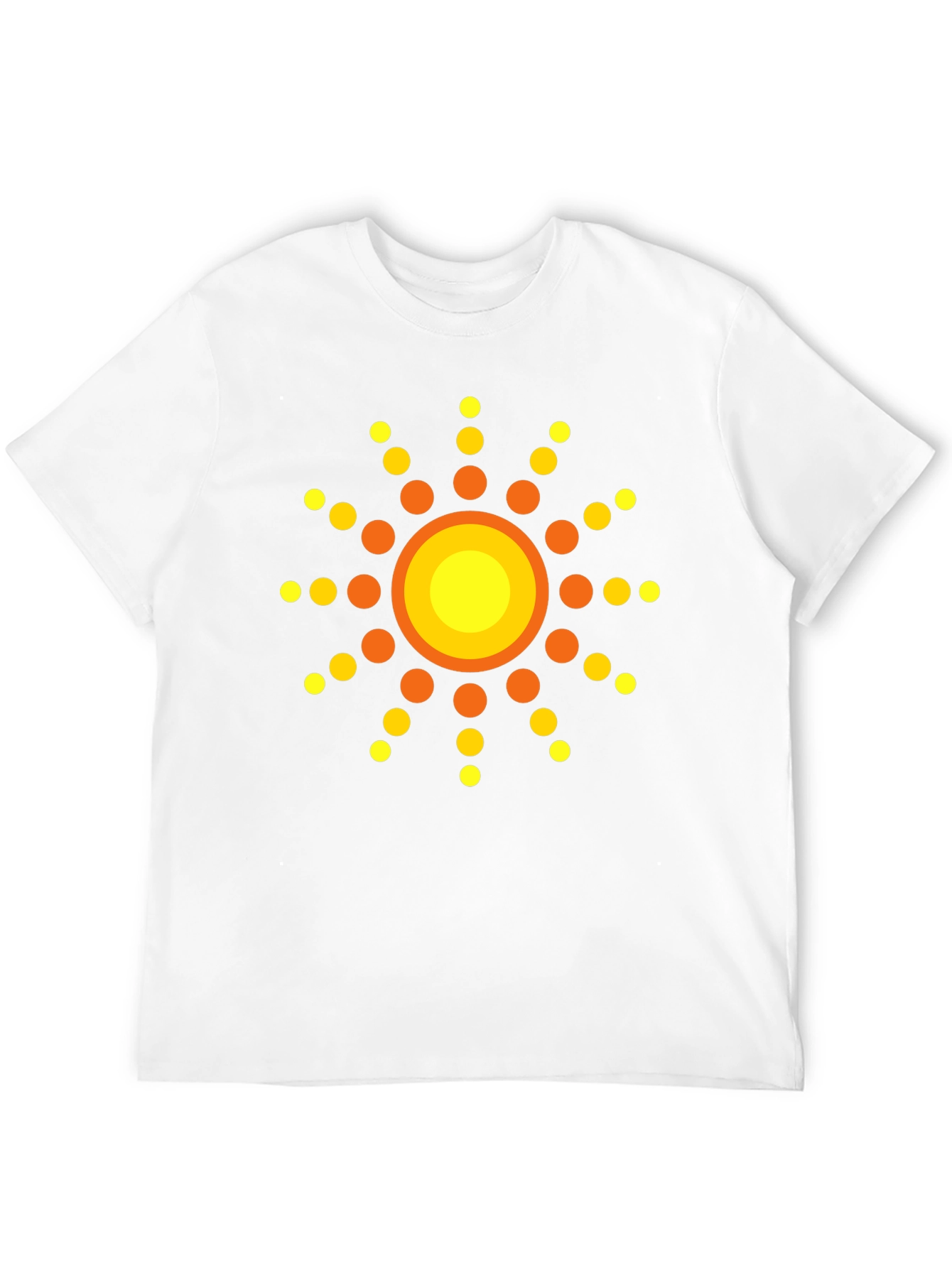 Black Retro Sunburst Graphic T-Shirt - Stylish Black Tee view 12