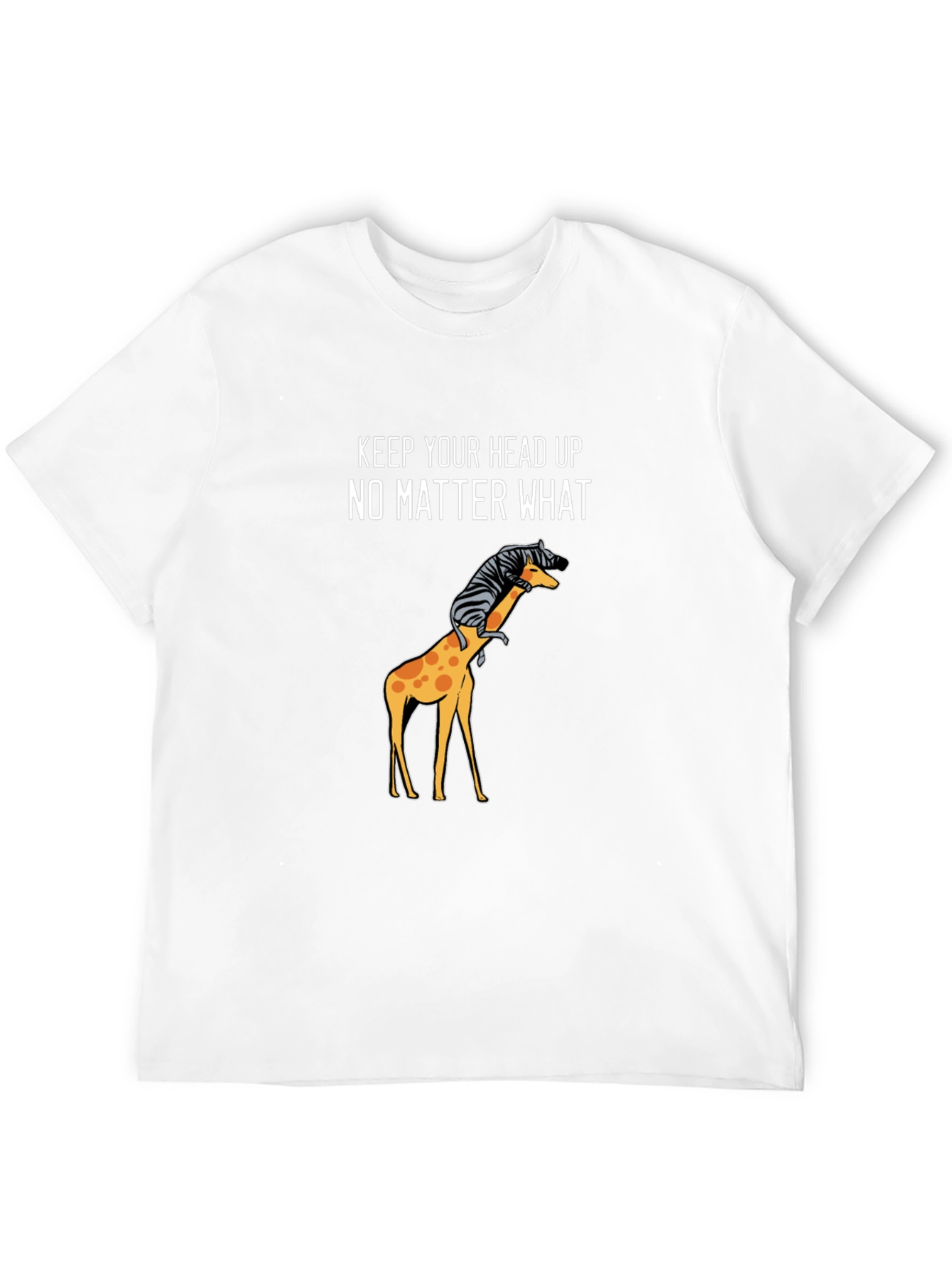 Black Keep Your Head Up T-Shirt view 12