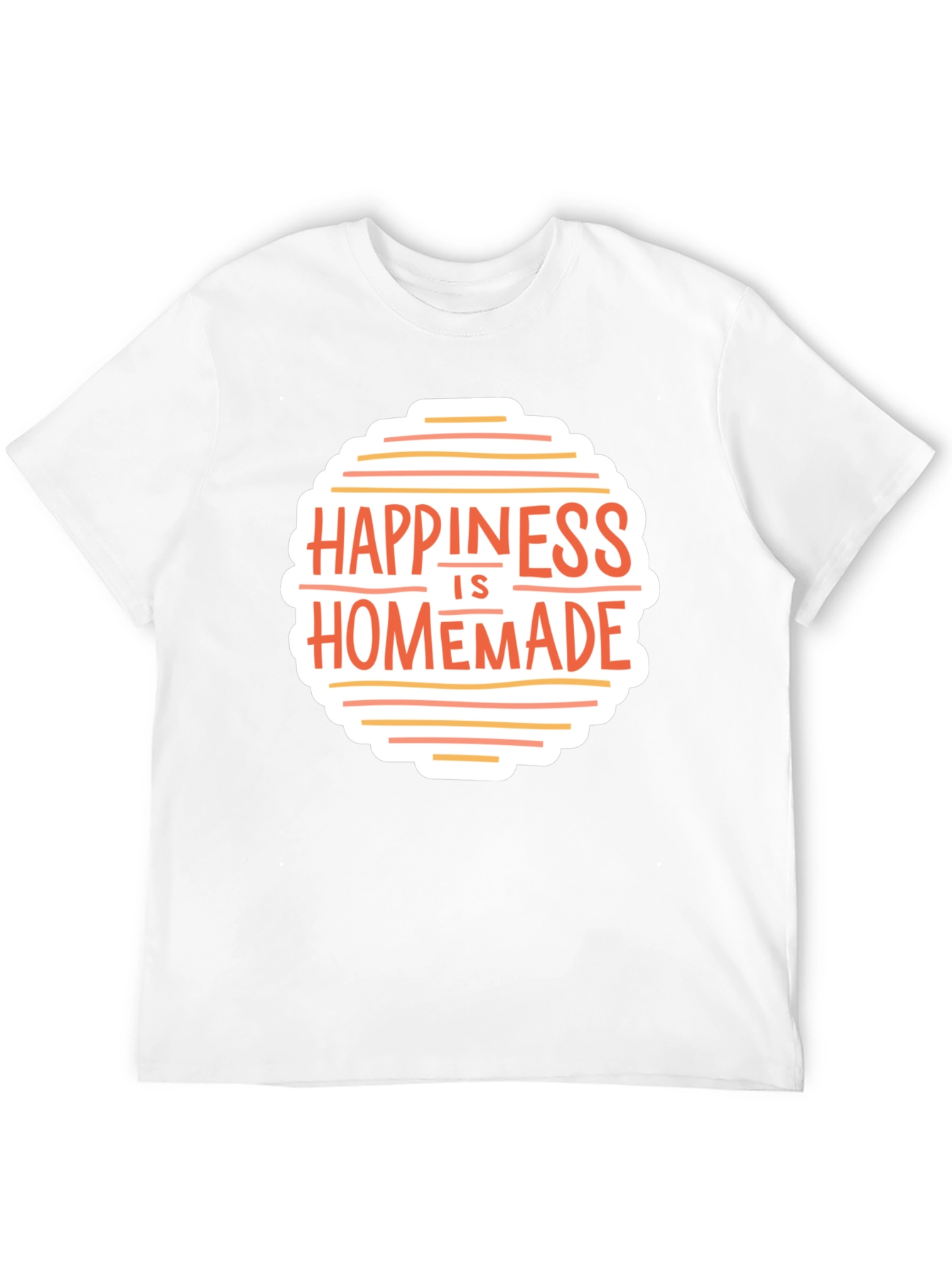 Black Happiness is Homemade Graphic Tee view 12