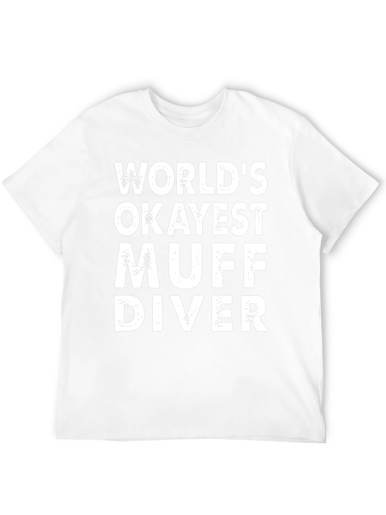 Black World's Okayest Muff Diver T-Shirt - Funny Adult Humor Tee view 12