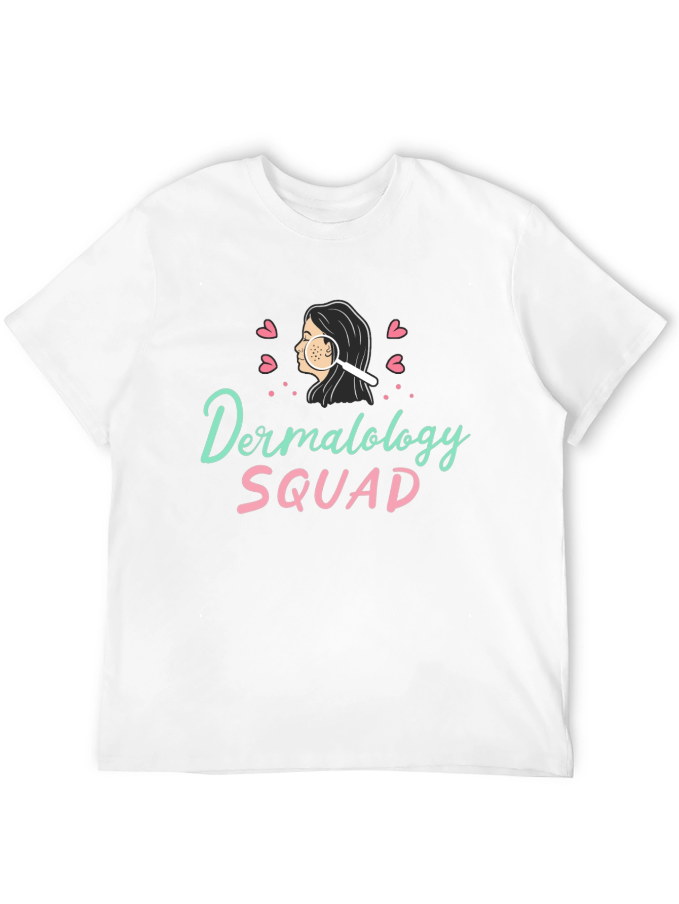 Black Dermatology Squad Graphic T-Shirt - Black Cotton Tee view 12
