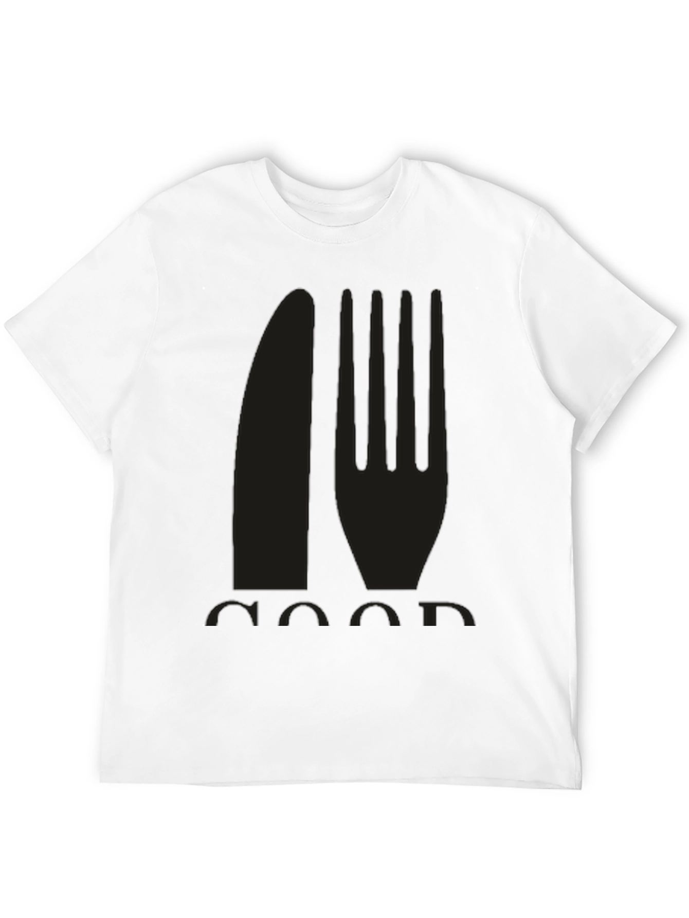 Foodie T-Shirt - Knife and Fork Graphic - 12