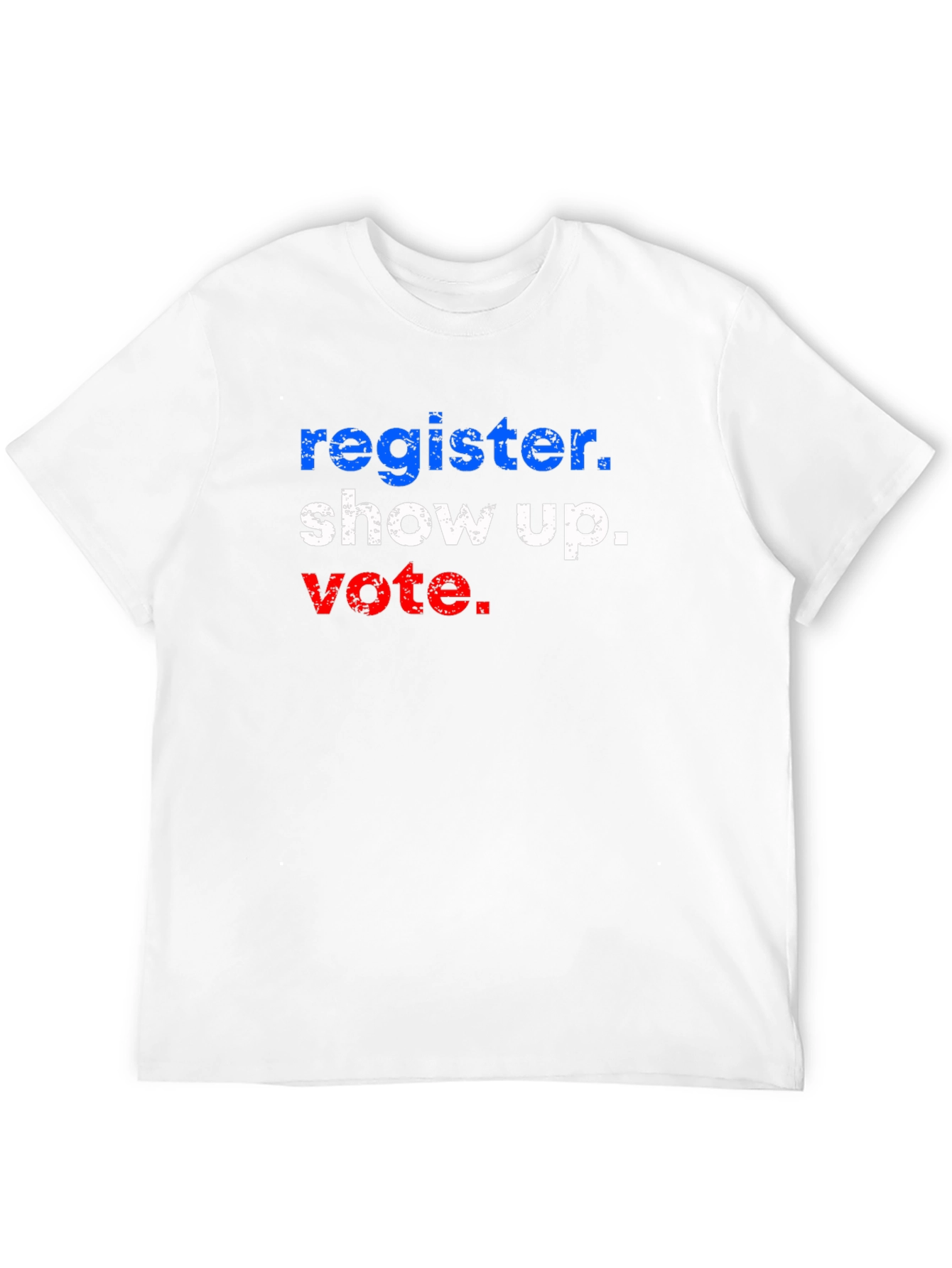 Black Register Show Up Vote Graphic T-Shirt view 12