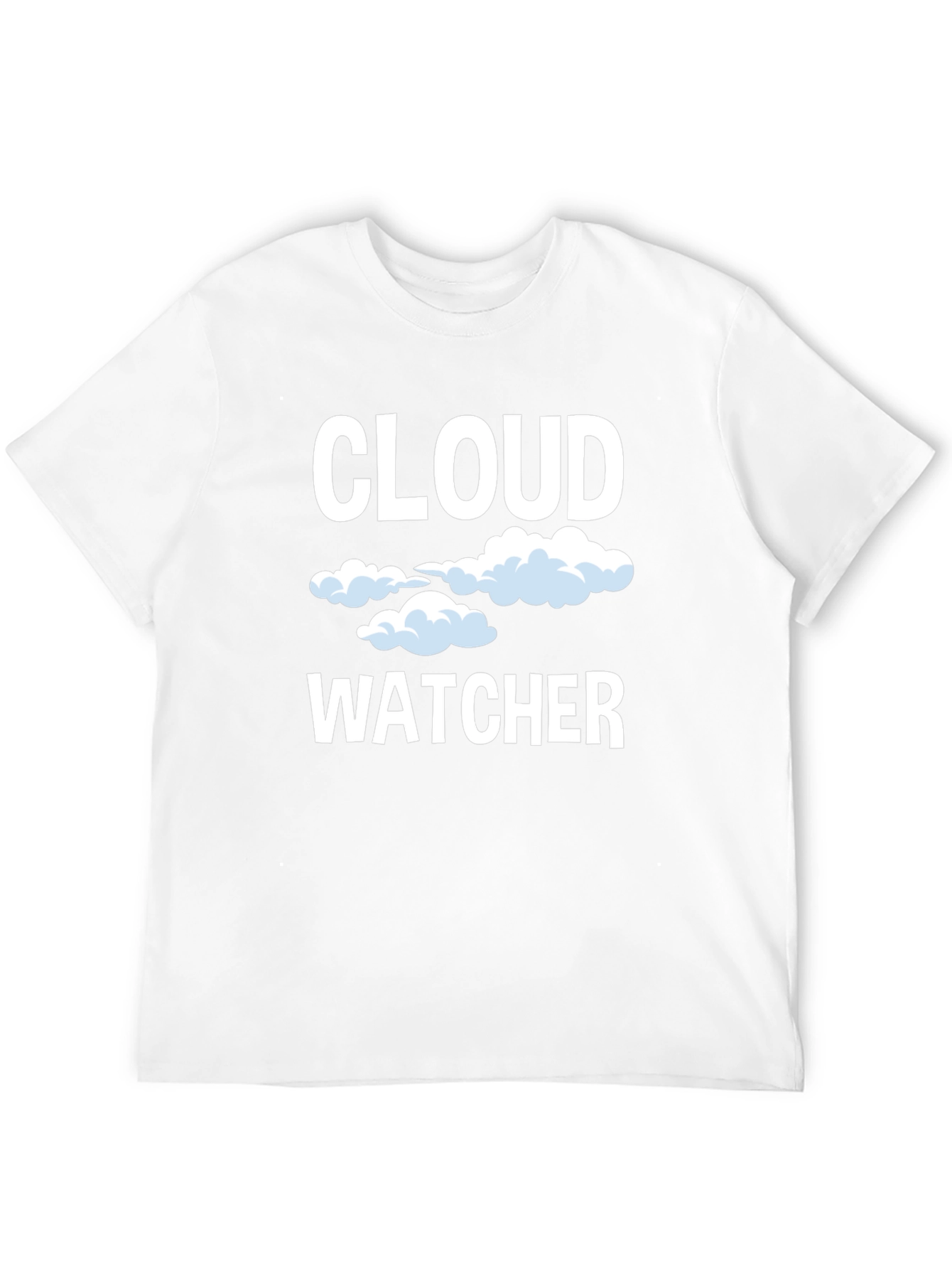 Black Cloud Watcher Graphic Tee - Black Cotton T-Shirt view 12