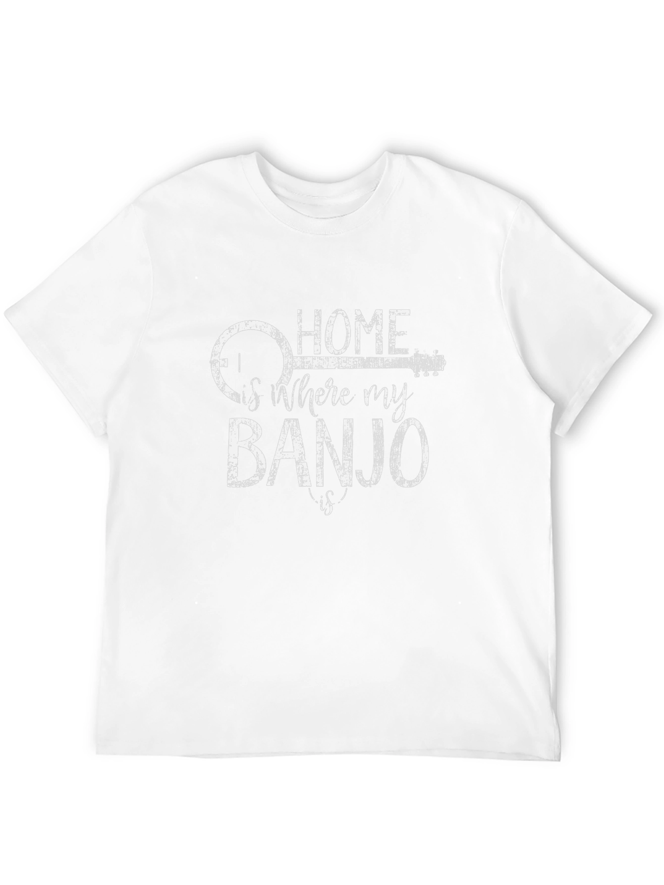 Black Home is Where My Banjo Is Graphic Tee view 12