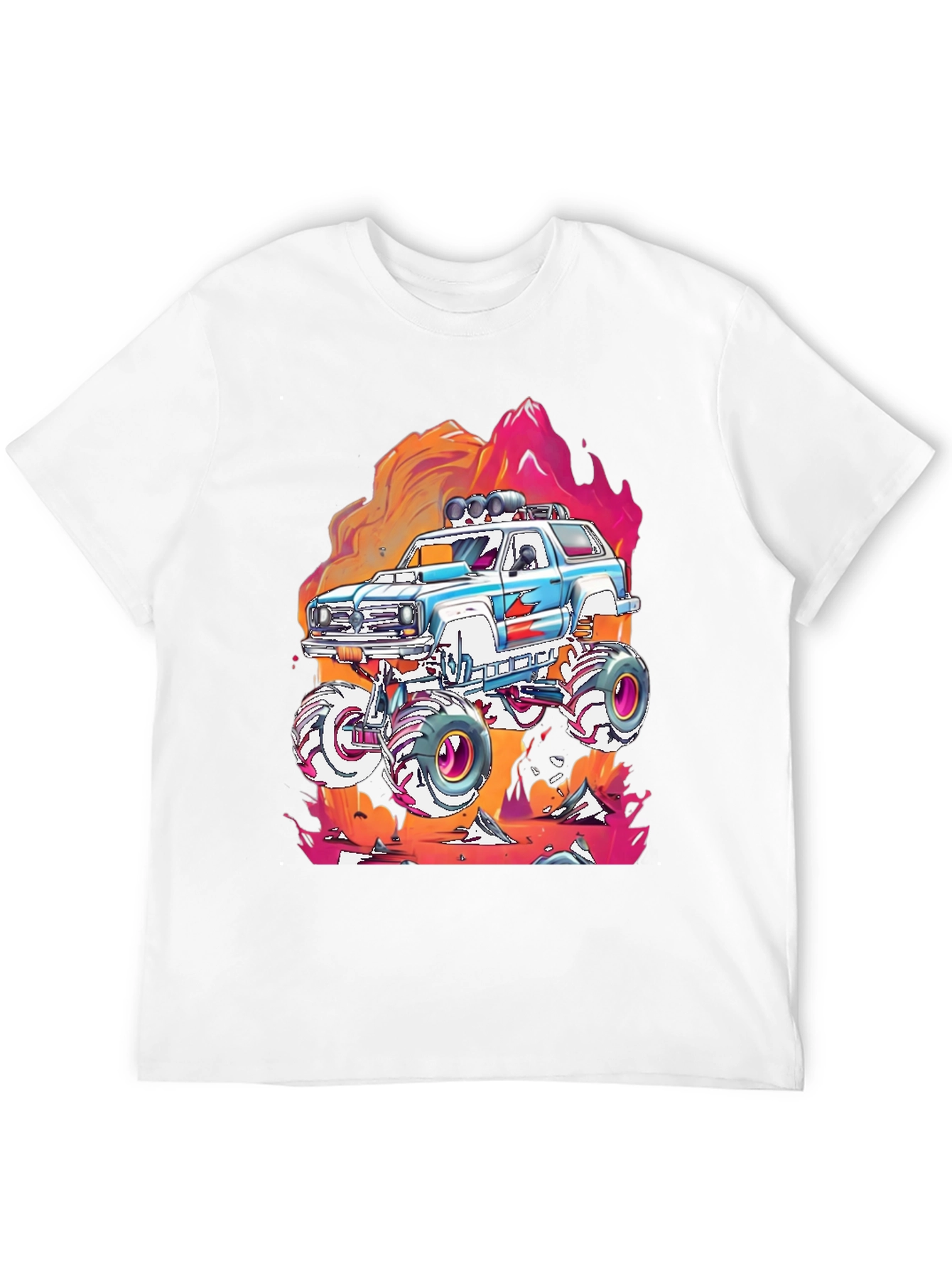 Black Monster Truck Graphic Tee view 12