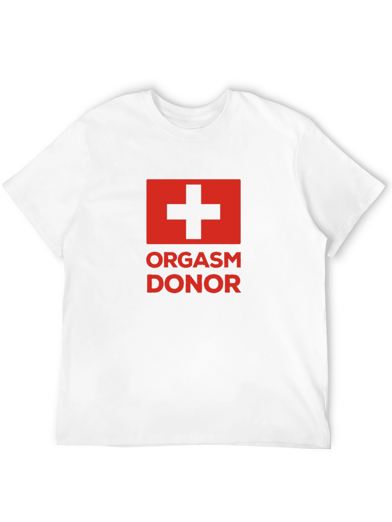 Black Orgasm Donor Graphic Tee - Black Humor Novelty T-Shirt view 12