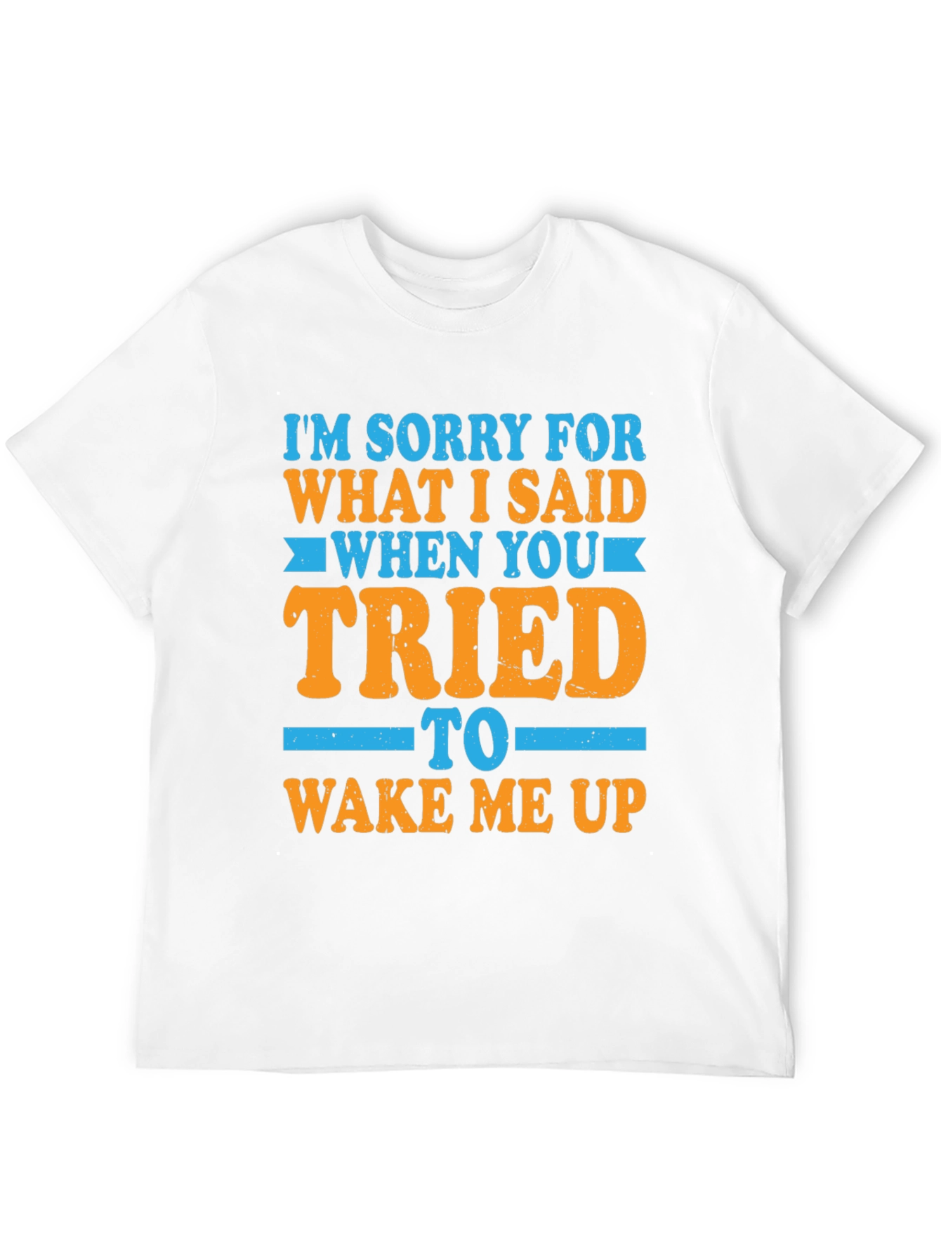 Black Funny Apology T-Shirt - Sorry for What I Said view 12