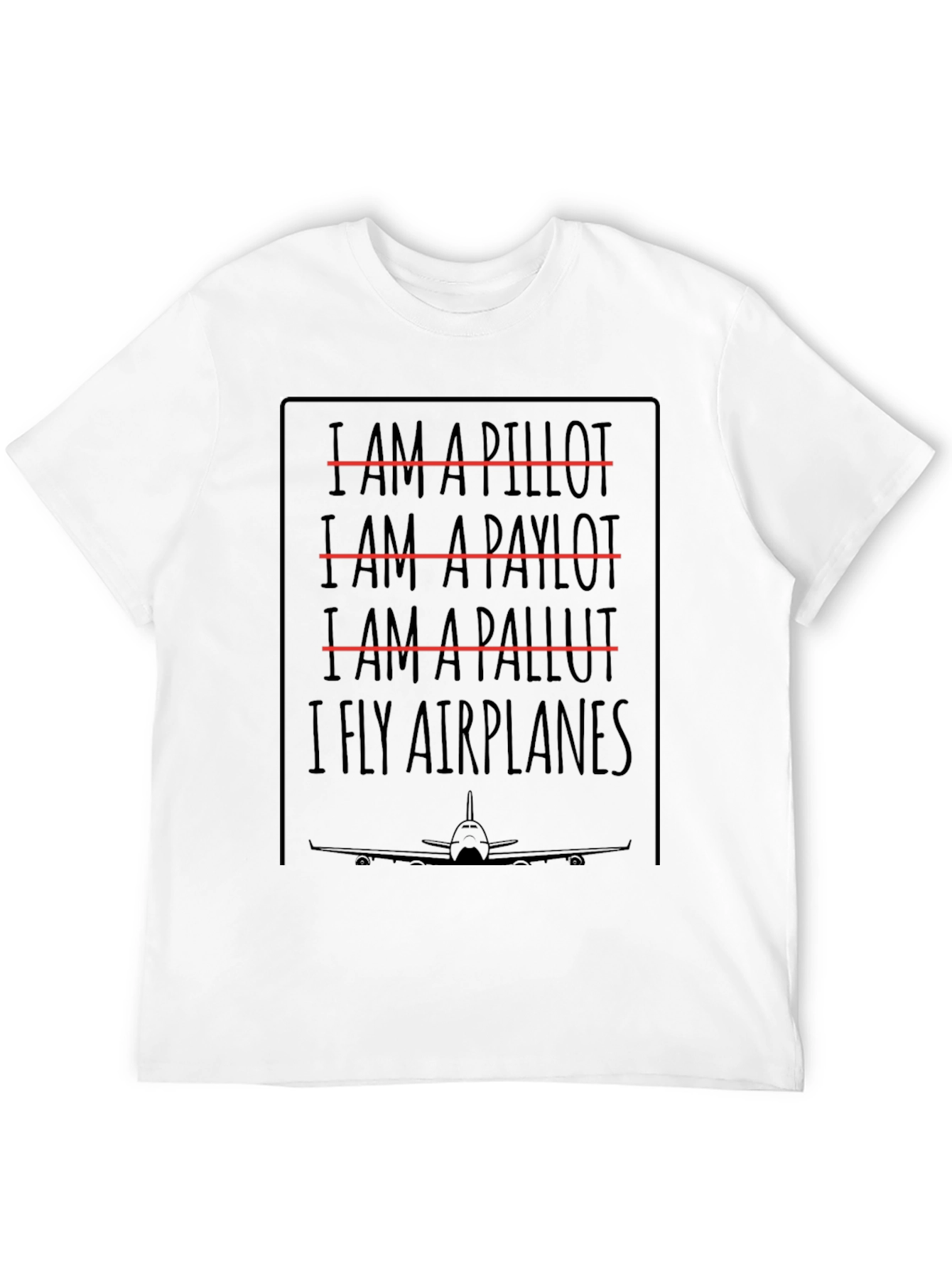 Pilot T-Shirt - Airplane Design - 12