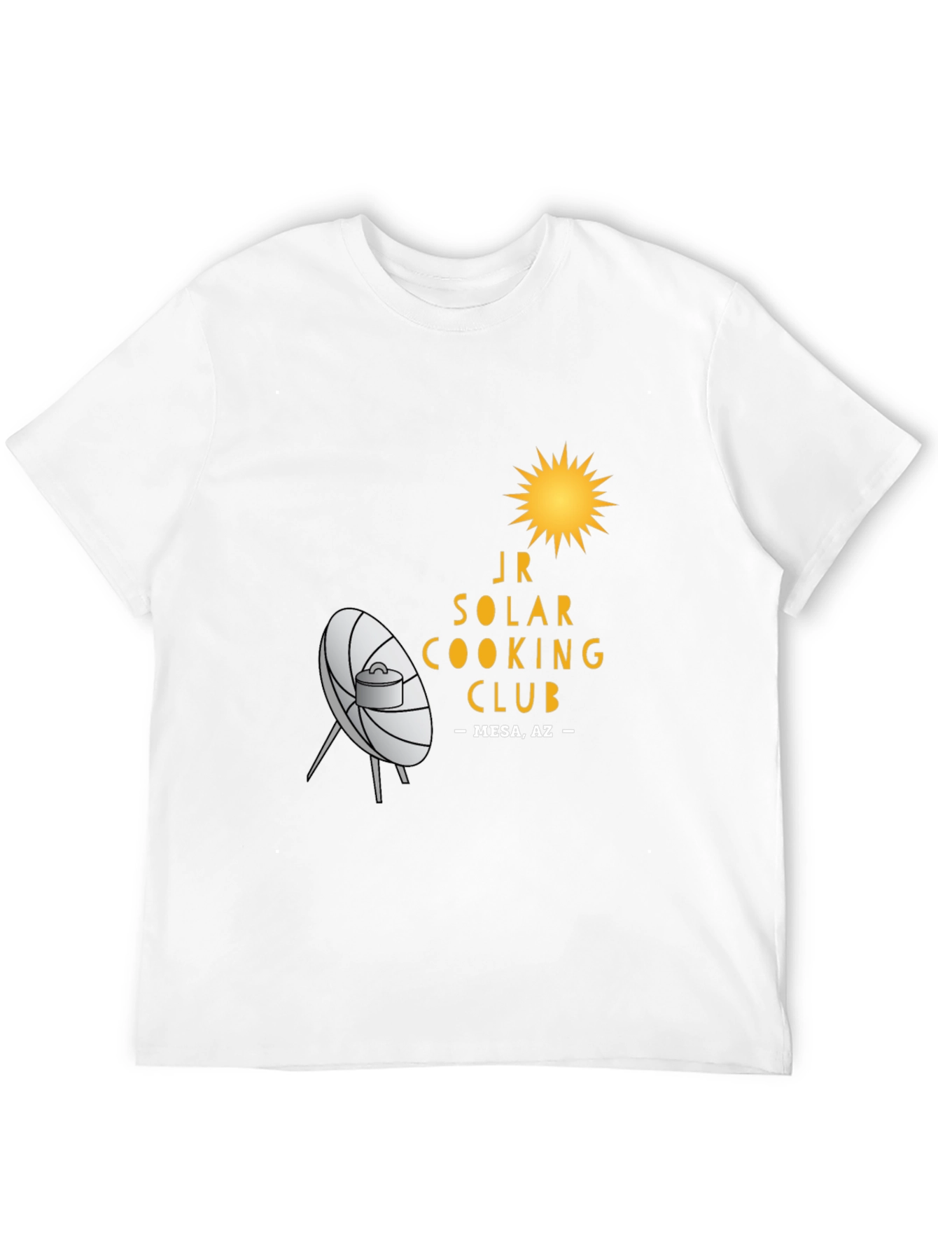 Black JR Solar Cooking Club Black T-Shirt view 12