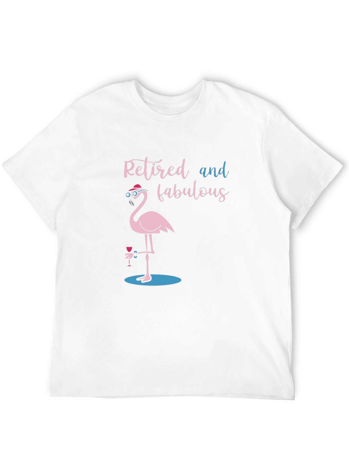 Black Retired and Fabulous Flamingo T-Shirt view 12