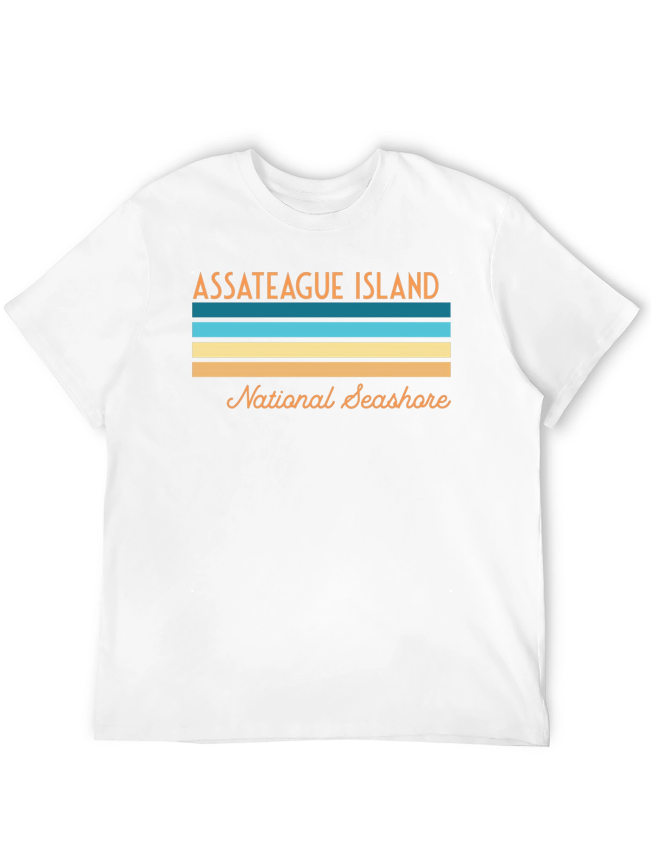 Black Assateague Island National Seashore Retro Tee view 12