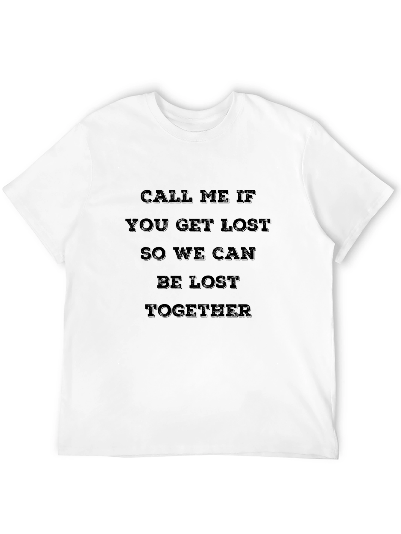 Black Lost Together Graphic Tee view 12