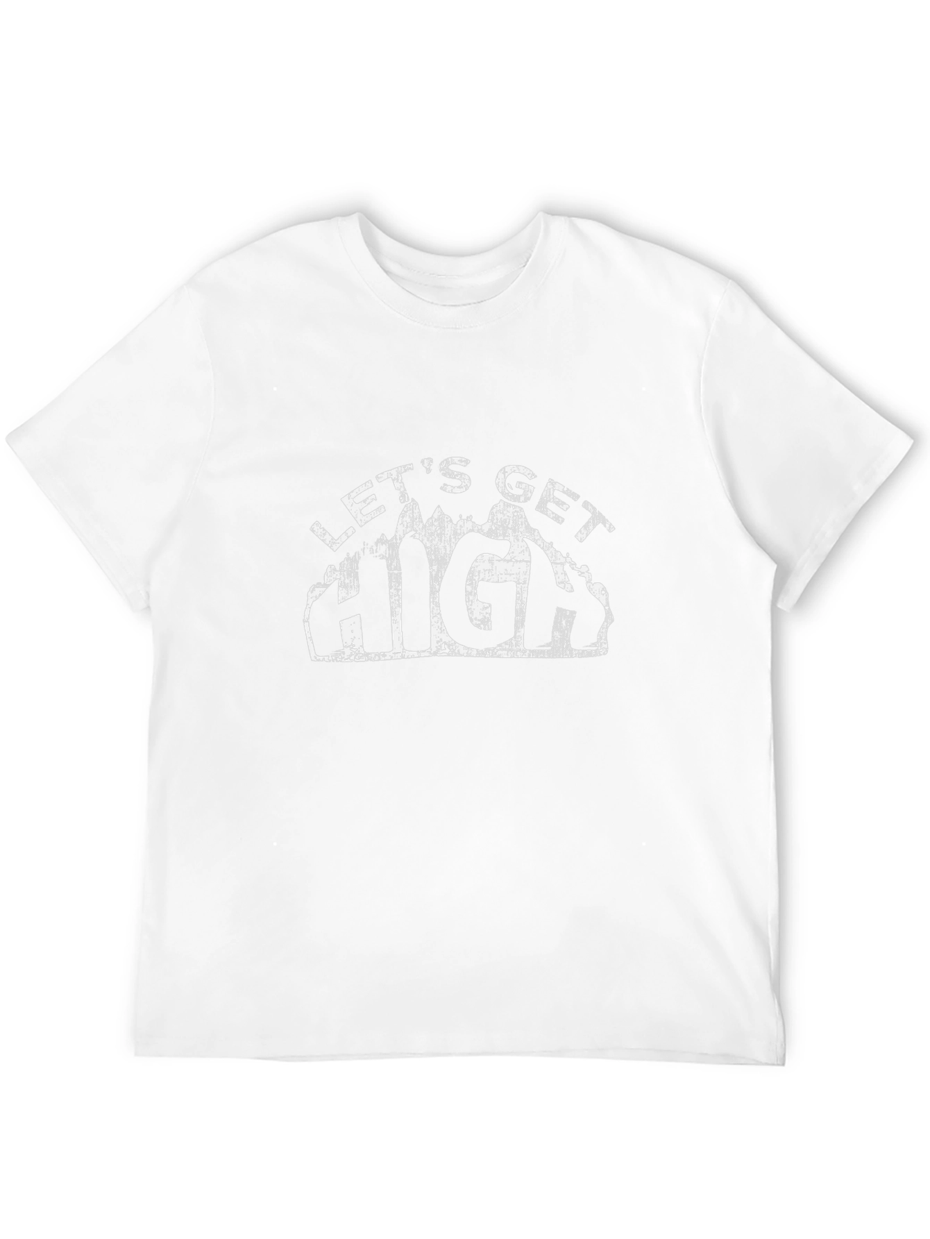 Black Let's Get High T-Shirt view 12