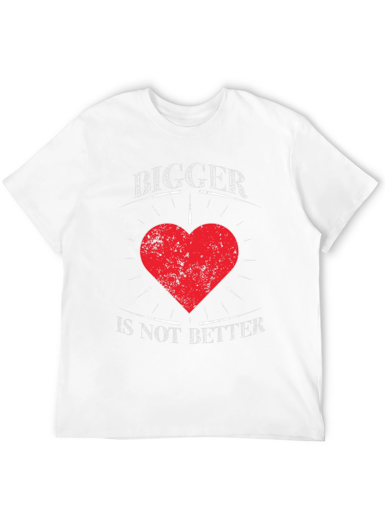 Black Bigger Is Not Better T-Shirt view 12