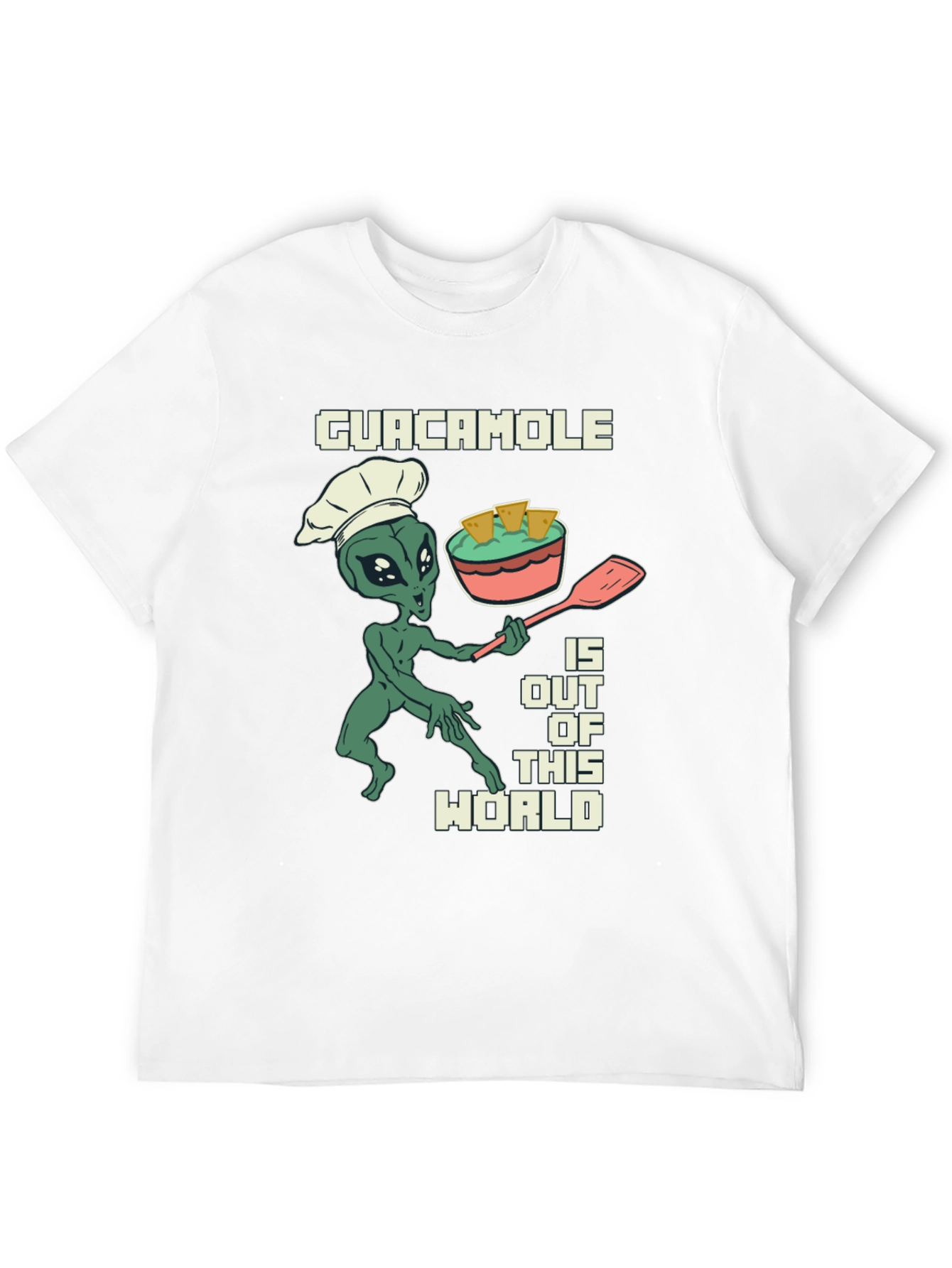 Guacamole Alien Chef Graphic T-Shirt - 12