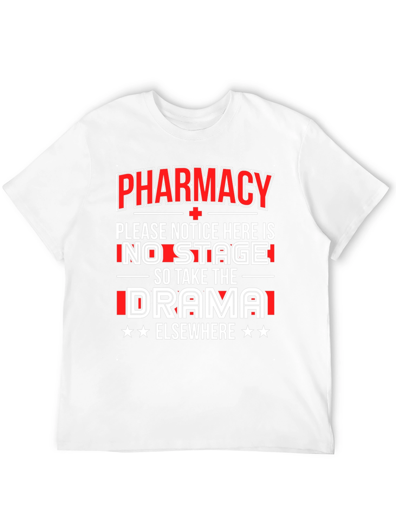 Black Pharmacy No Drama T-Shirt view 12