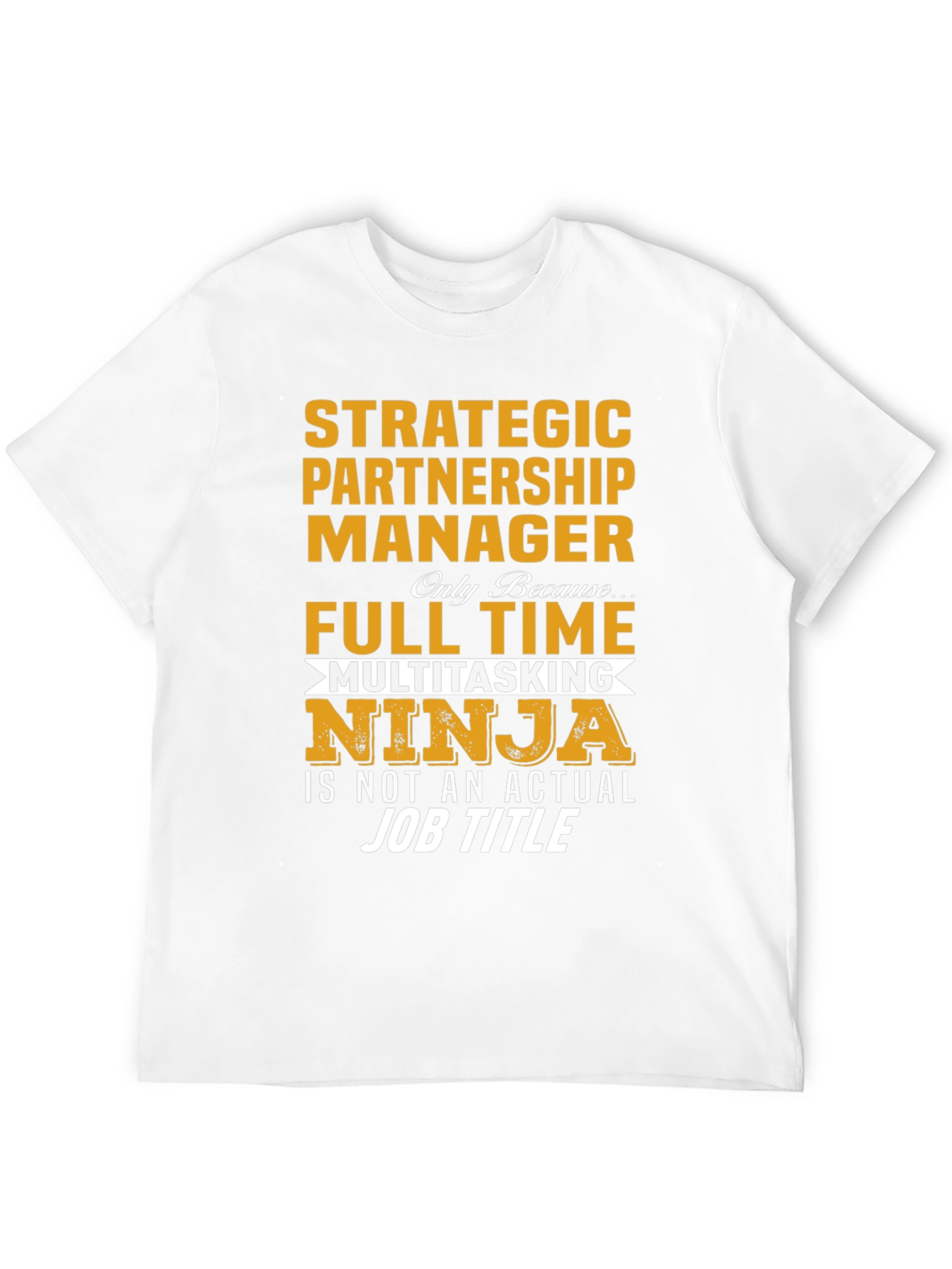 Black Strategic Partnership Manager T-Shirt view 12