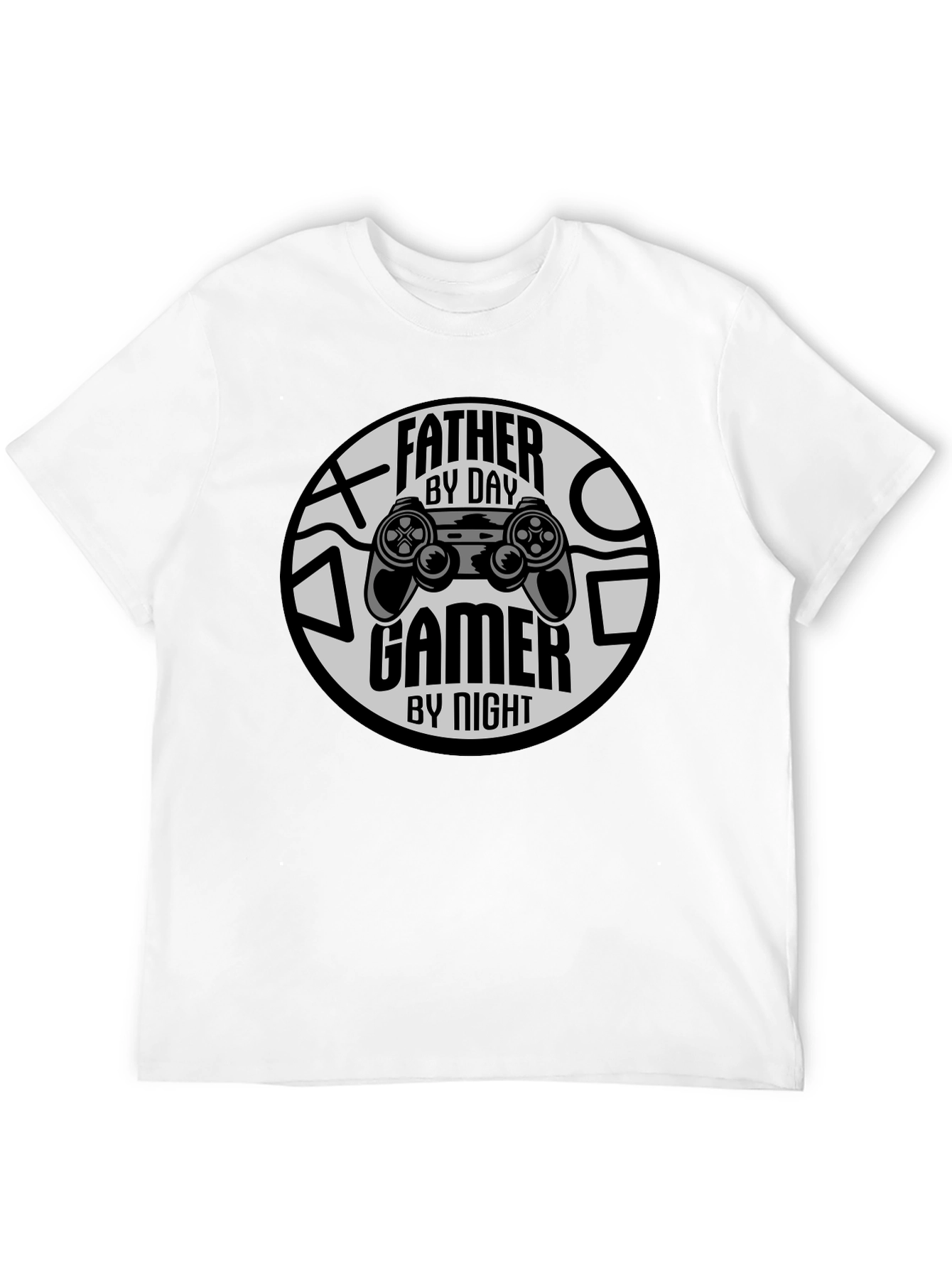 Black Father By Day Gamer By Night T-Shirt view 12
