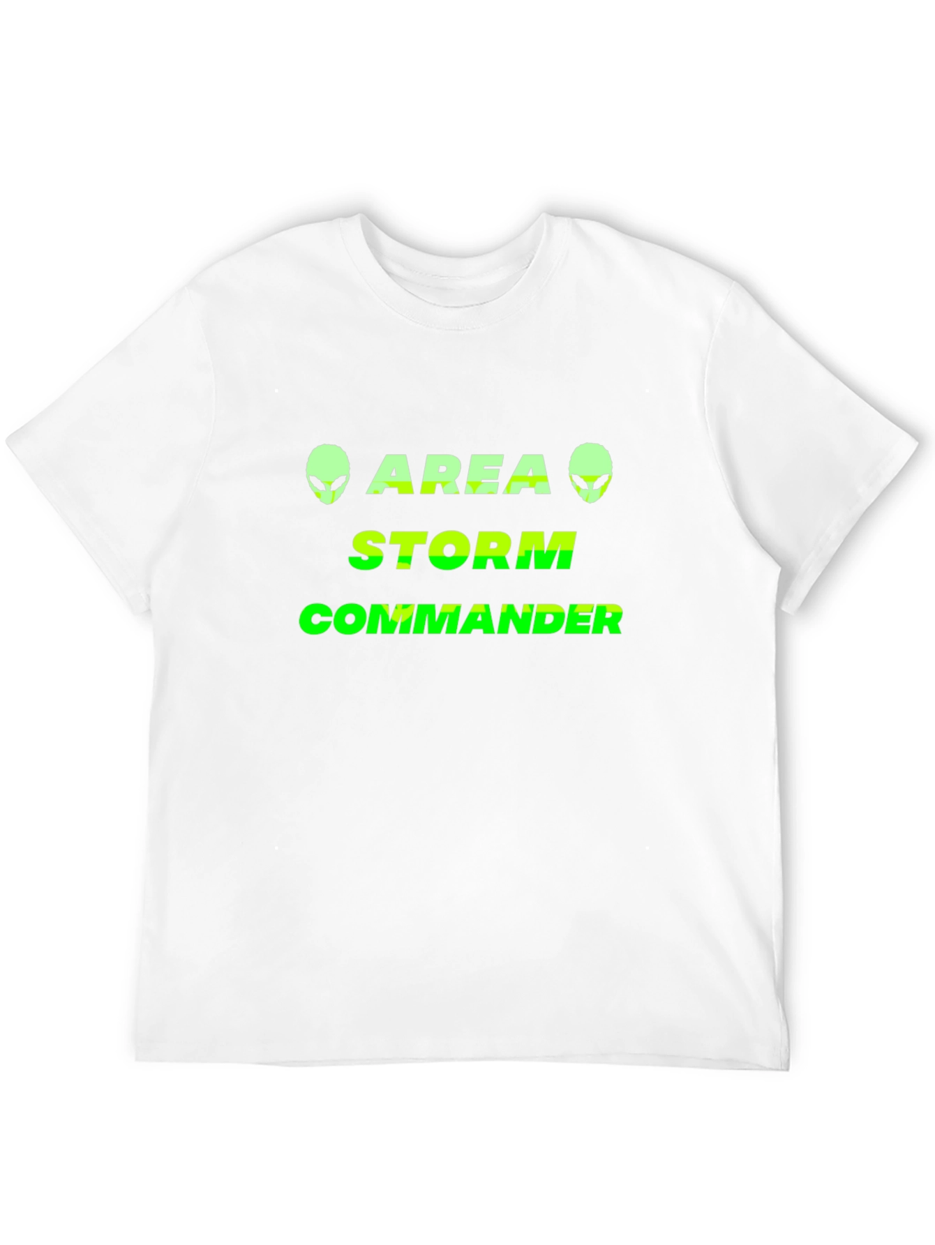 Black Area Storm Commander Alien Graphic T-Shirt view 12