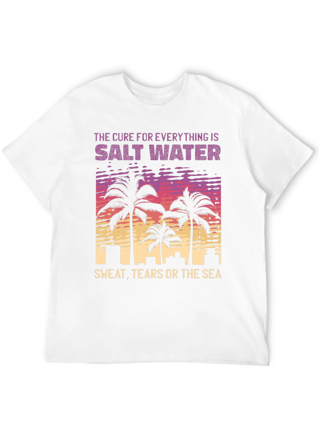 Black Salt Water Cure T-Shirt - Beach Lover Tee view 12