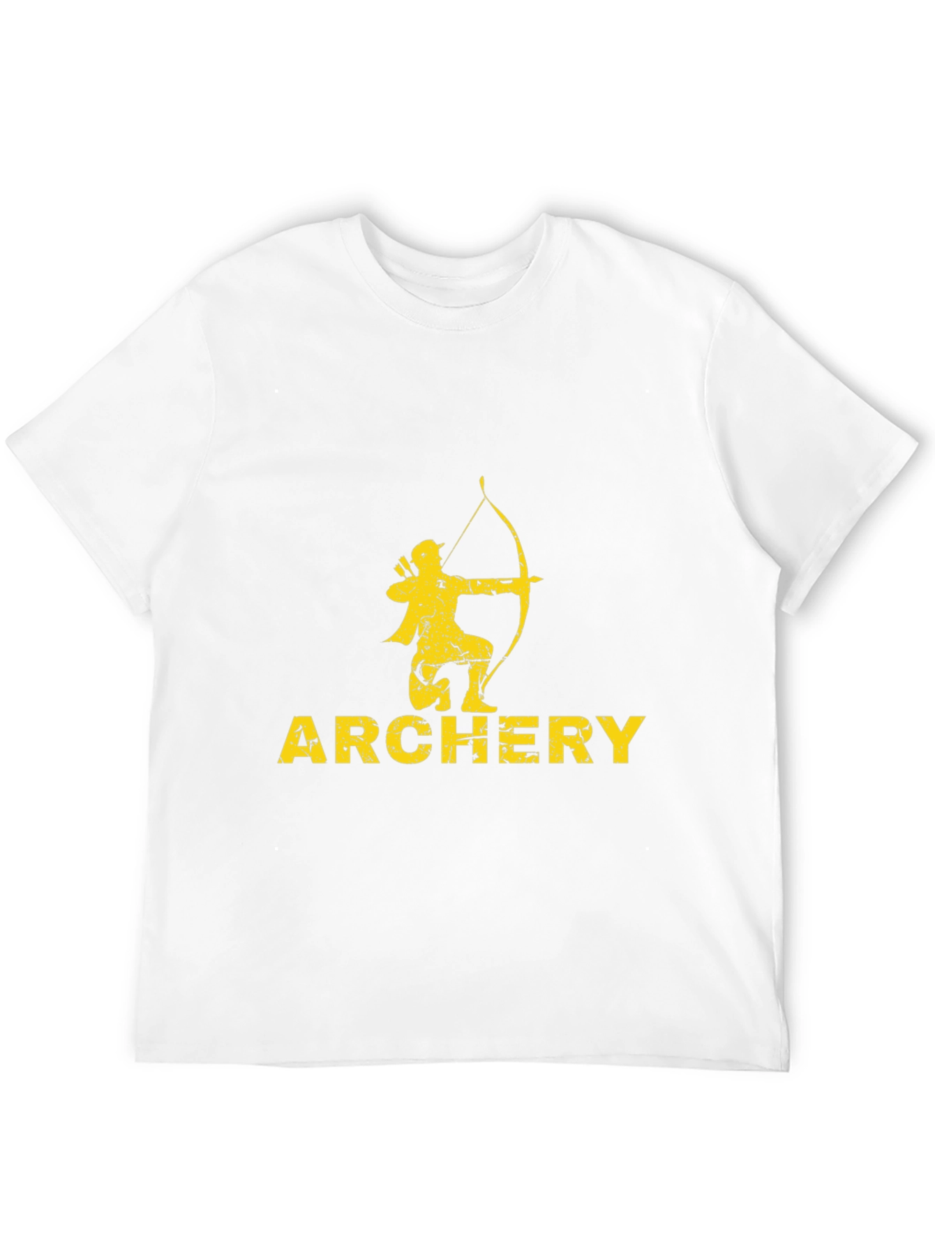 Black Archery T-Shirt - Black Tee with Archer Graphic view 12