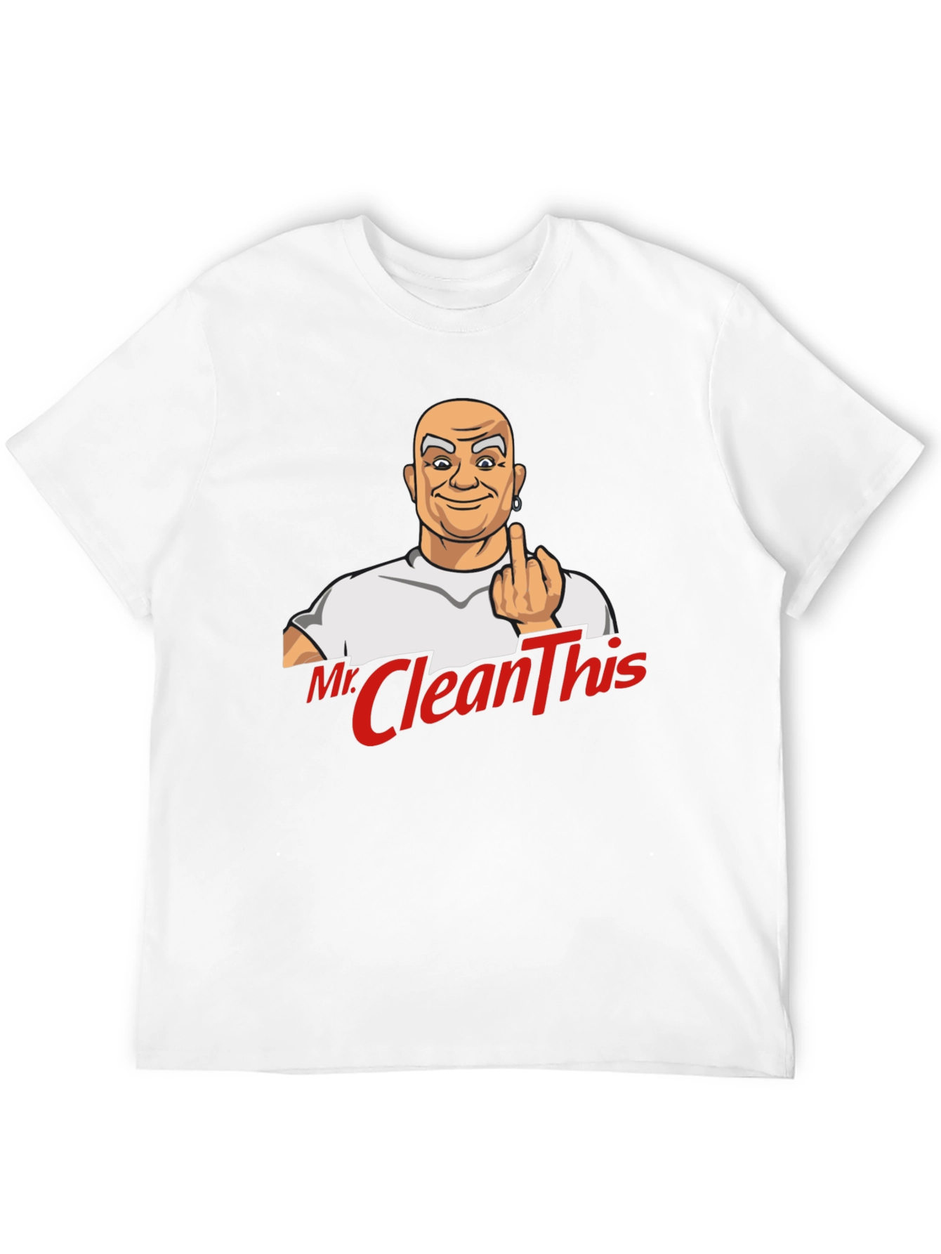 Black Mr. Clean This T-Shirt - Bold Graphic Tee view 12