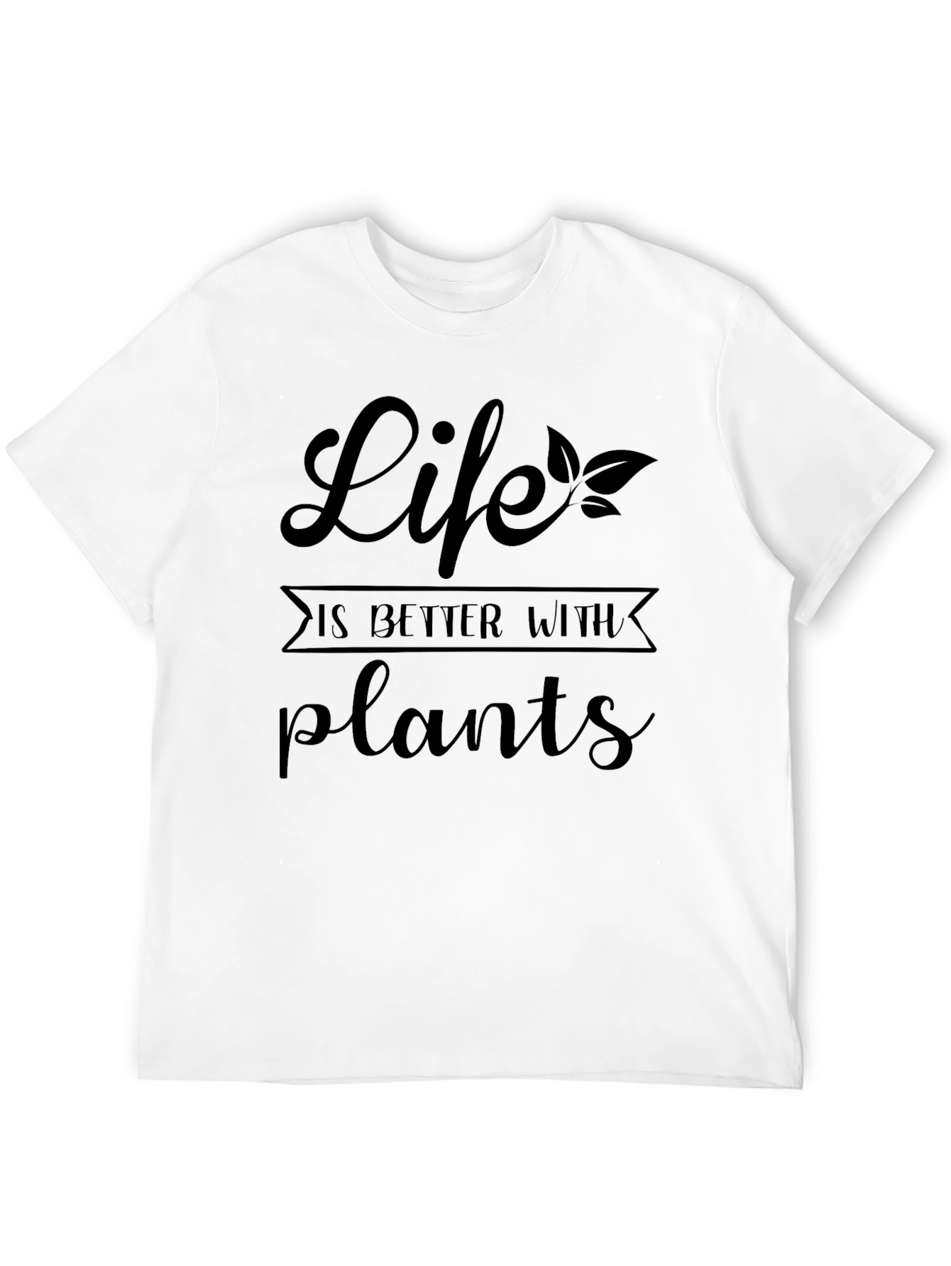 Black Life is Better With Plants Graphic Tee view 12