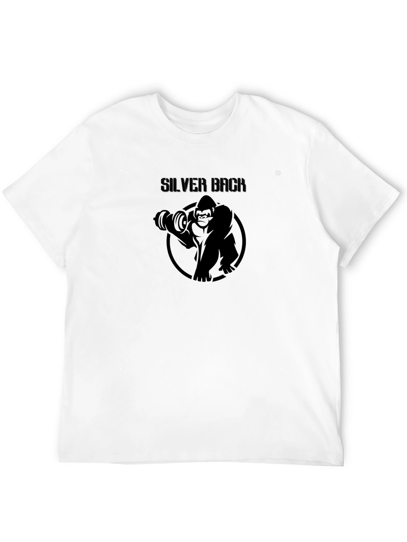 Black Silverback Gym T-Shirt view 12