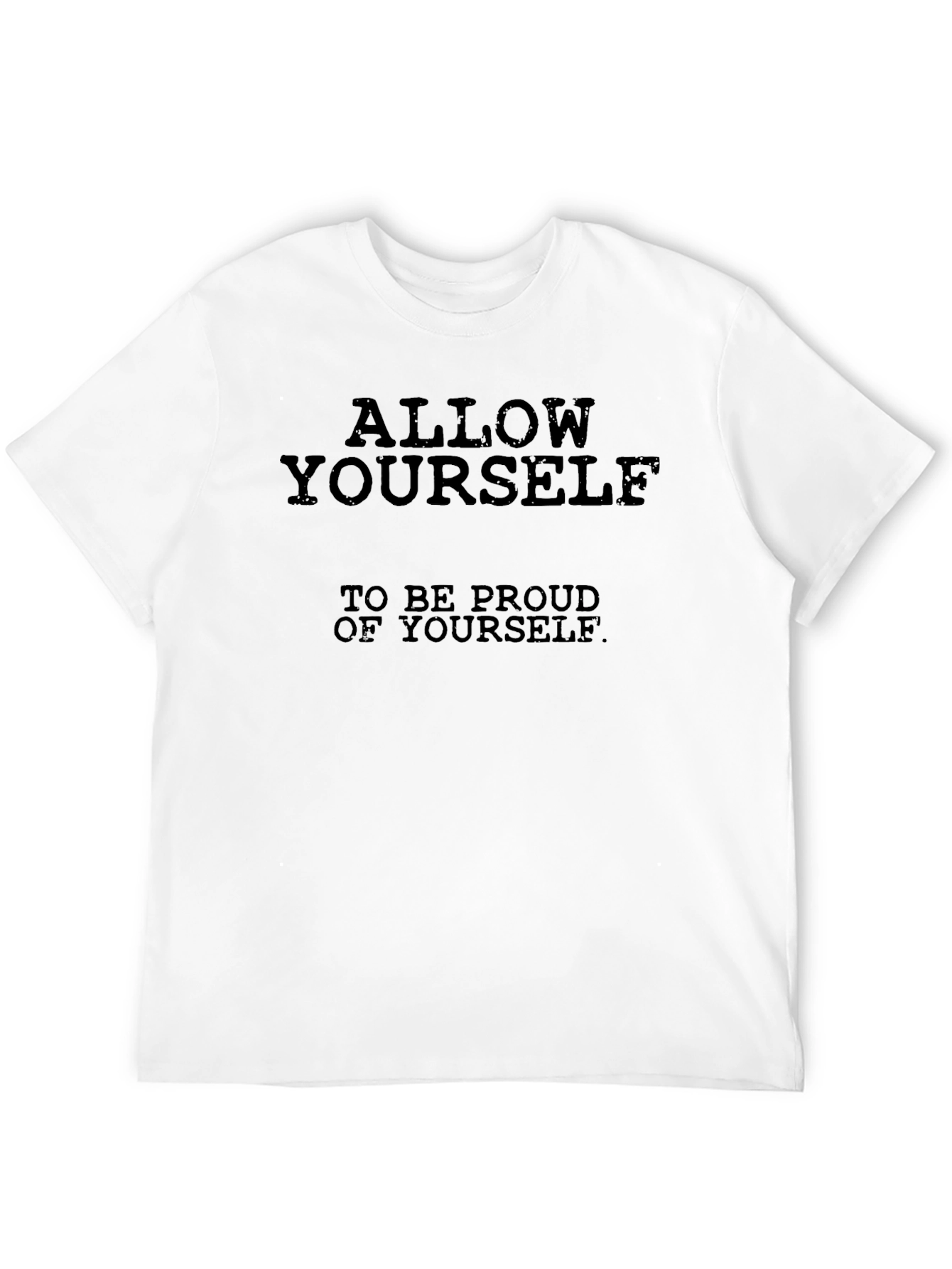 Black Allow Yourself to be Proud T-Shirt view 12