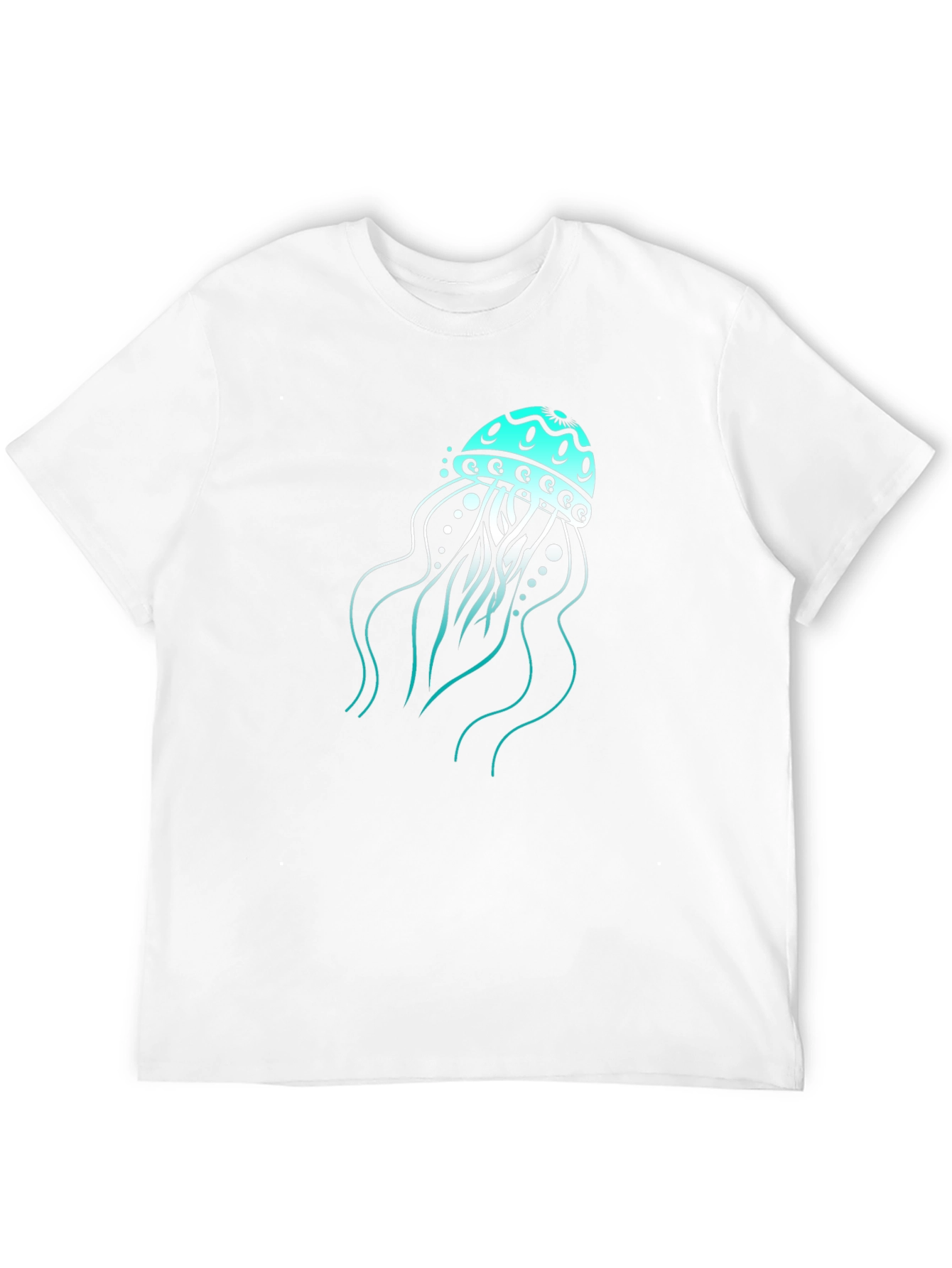 Black Jellyfish Graphic Print Tee - Stylish Comfort view 12